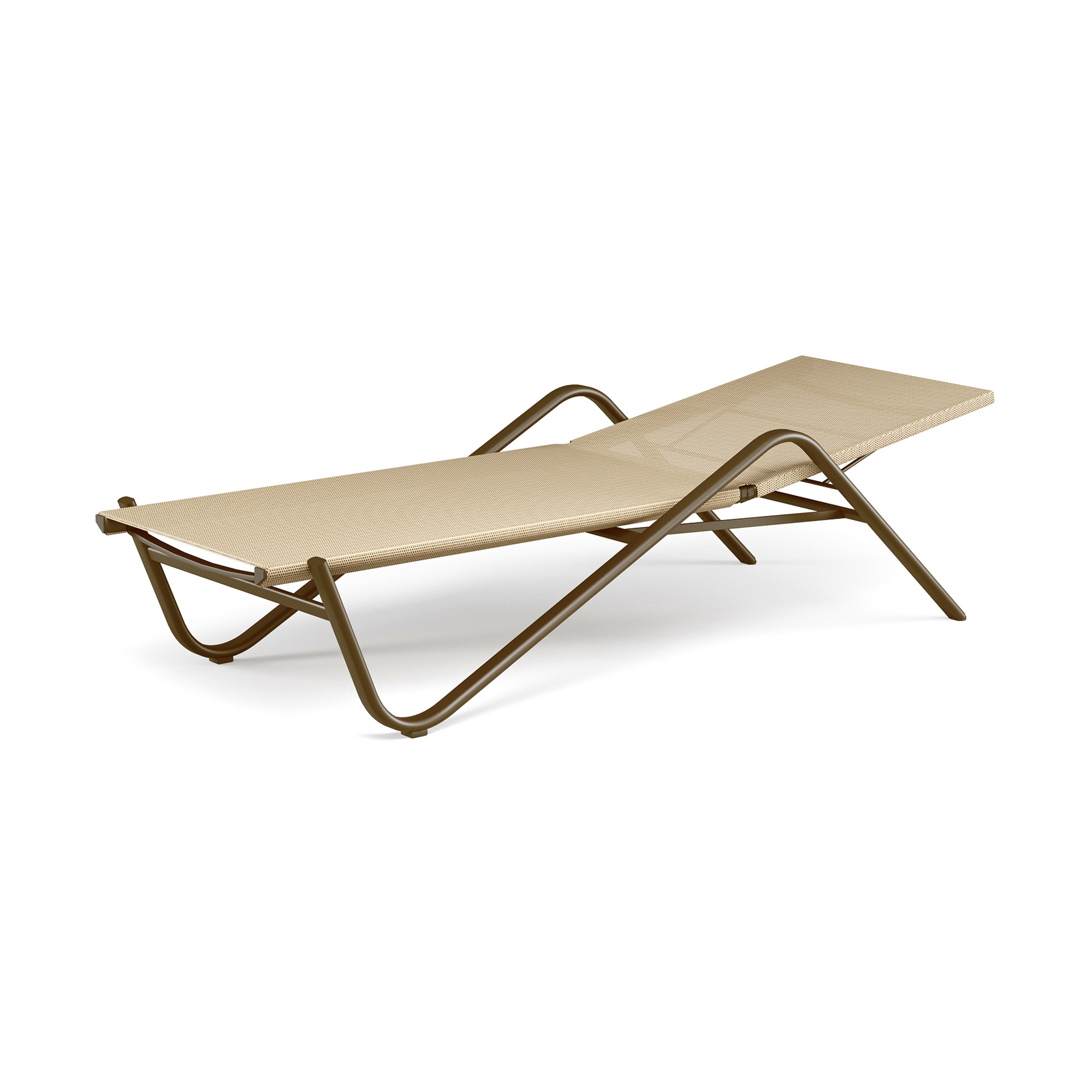 Display product Holly Stackable sunbed with hidden wheels | 195 from manufacturer EMU Group