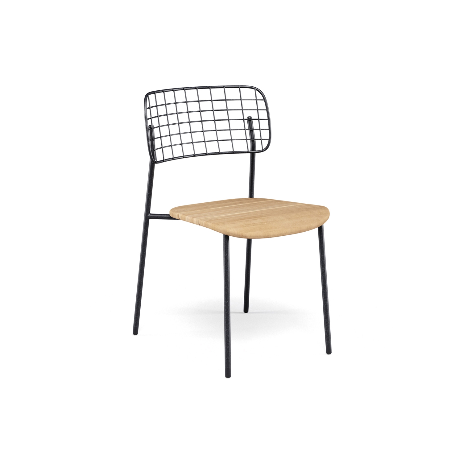 Display product Lyze Chair with teak seat I 615-82 from manufacturer EMU Group