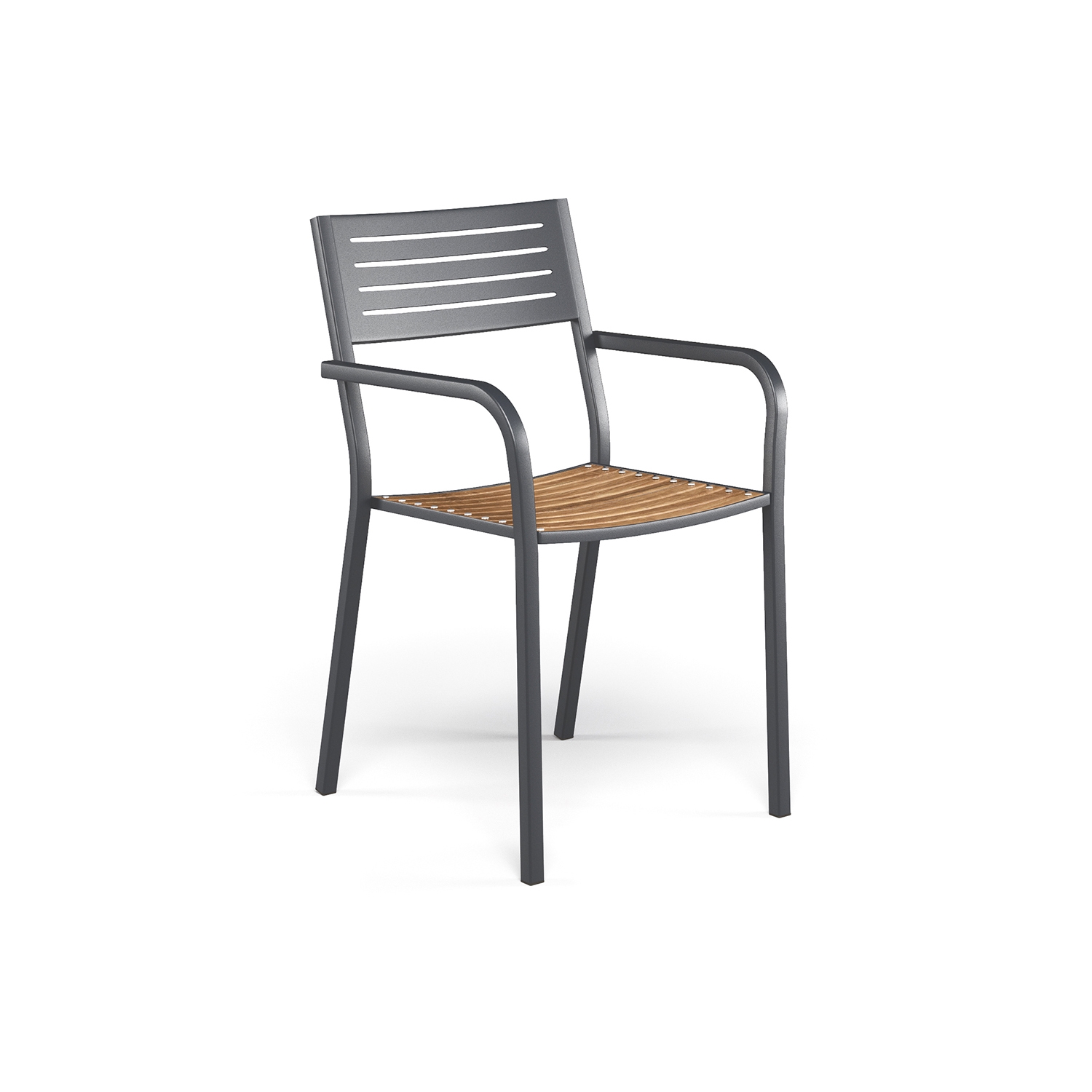 Segno Armchair with teak seat | 267