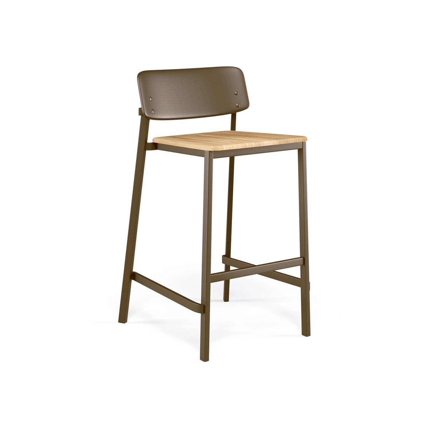 Shine Barstool with teak seat | 253