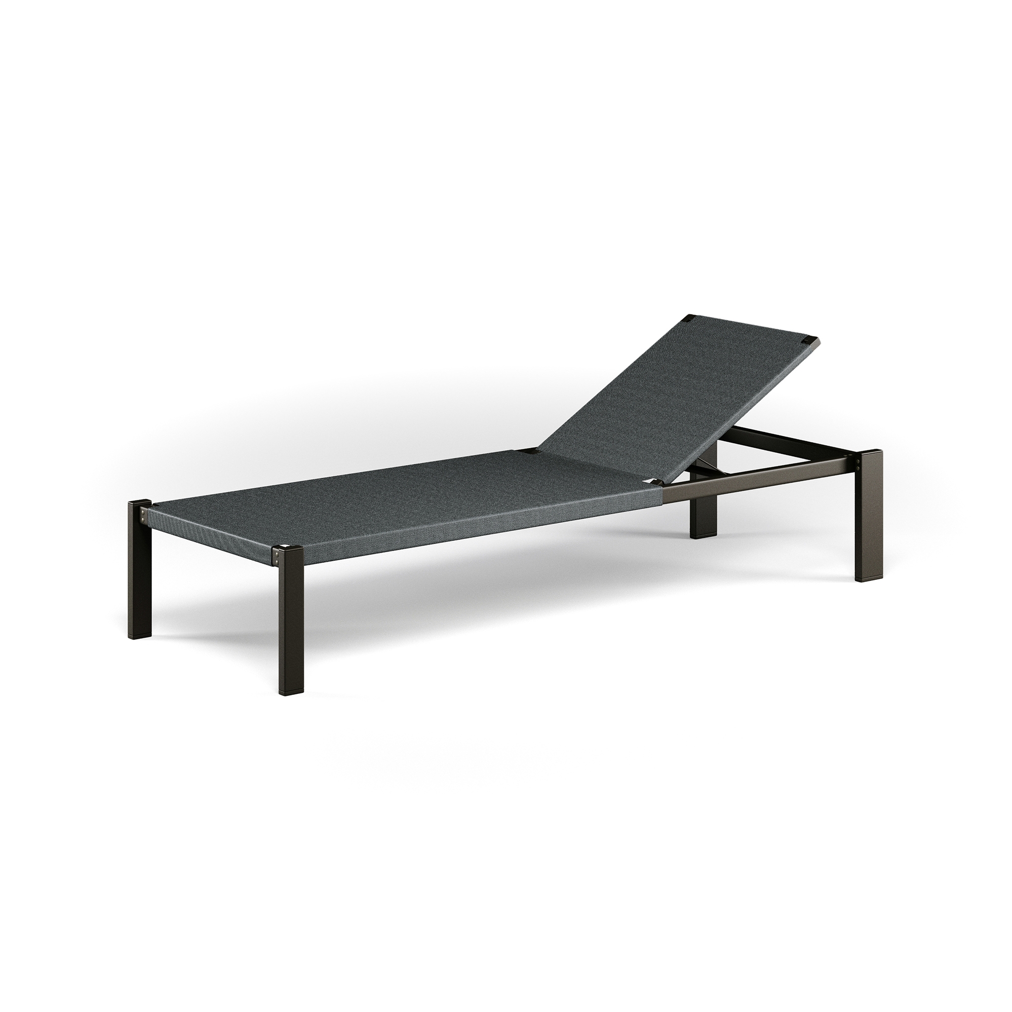 Display product Shine Stackable sunbed with hidden wheels | 295+295B+295R+295T from manufacturer EMU Group