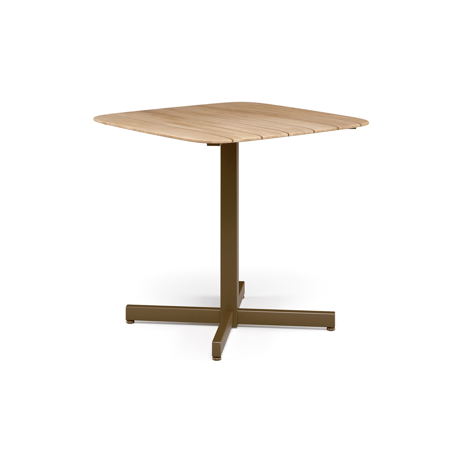 Mostrar el producto Shine 2/4 seats teak top square table | 254+257 del fabricante EMU Group