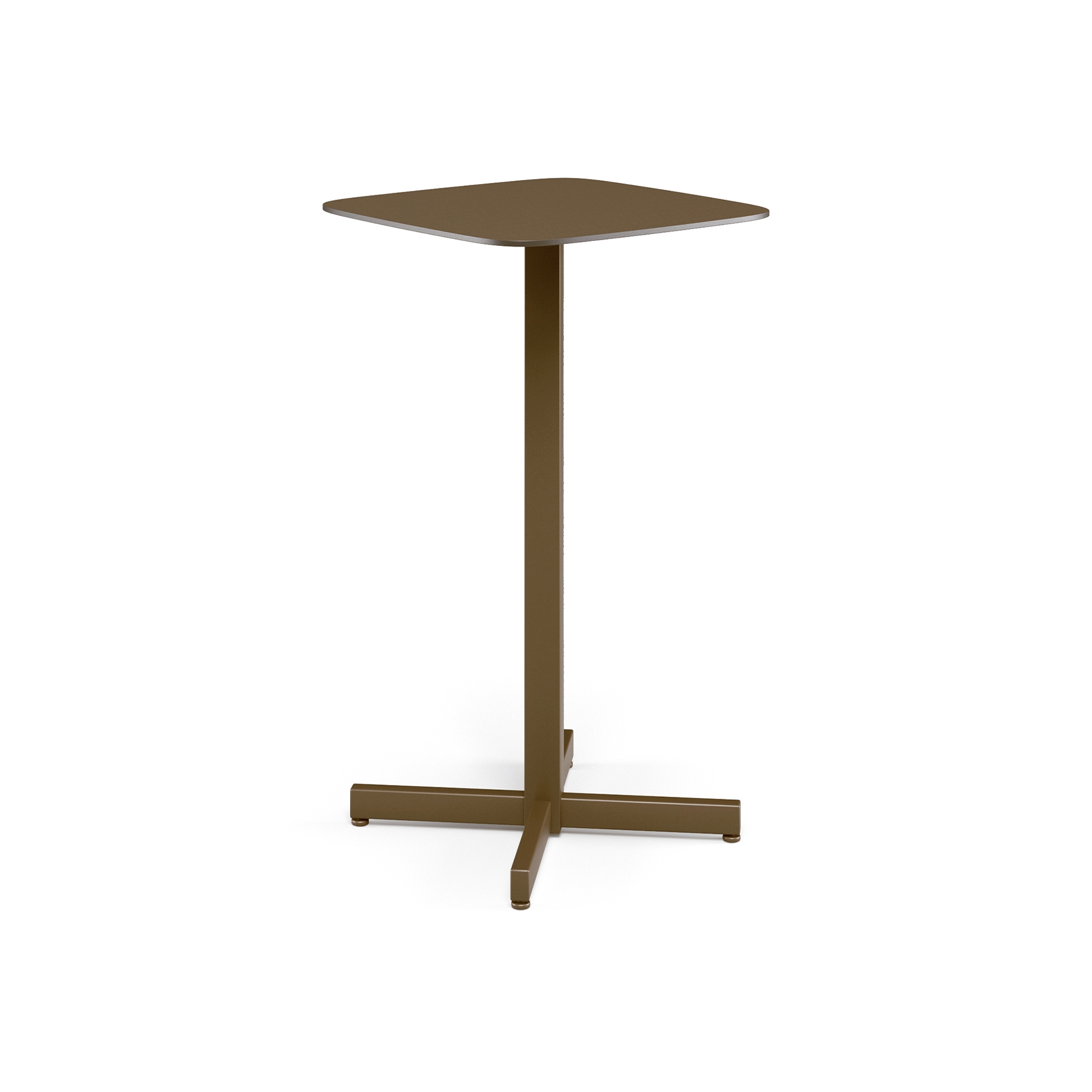 Shine 2 seats HPL top square counter table | 255+258
