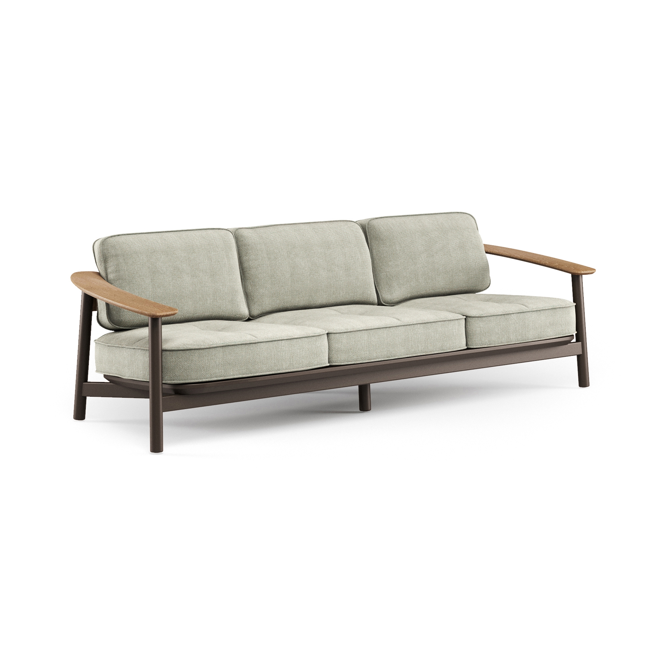 Display product Twins Alu-teak 3-seater sofa | 6047 from manufacturer EMU Group