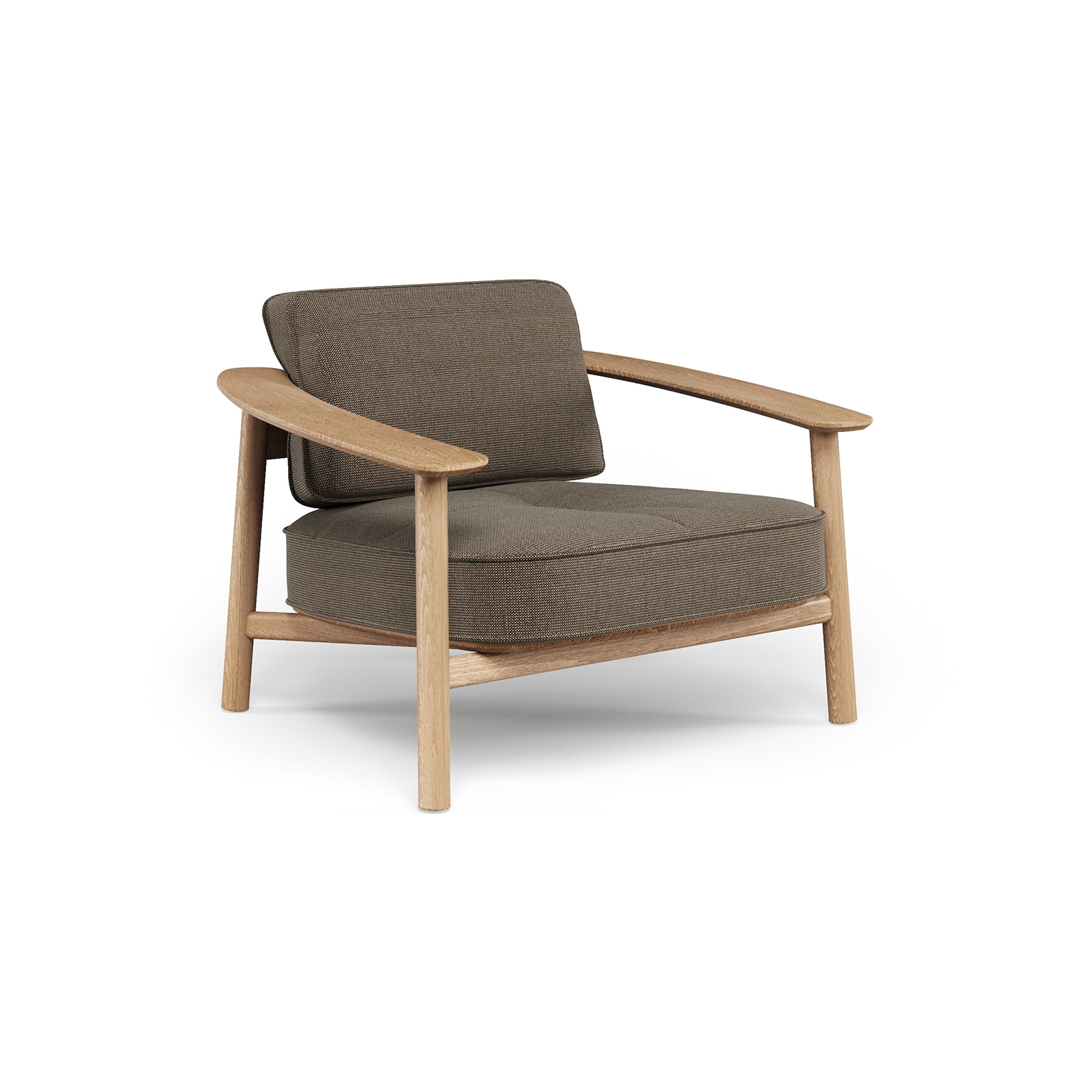 Twins teak 1-seater sofa | 6055