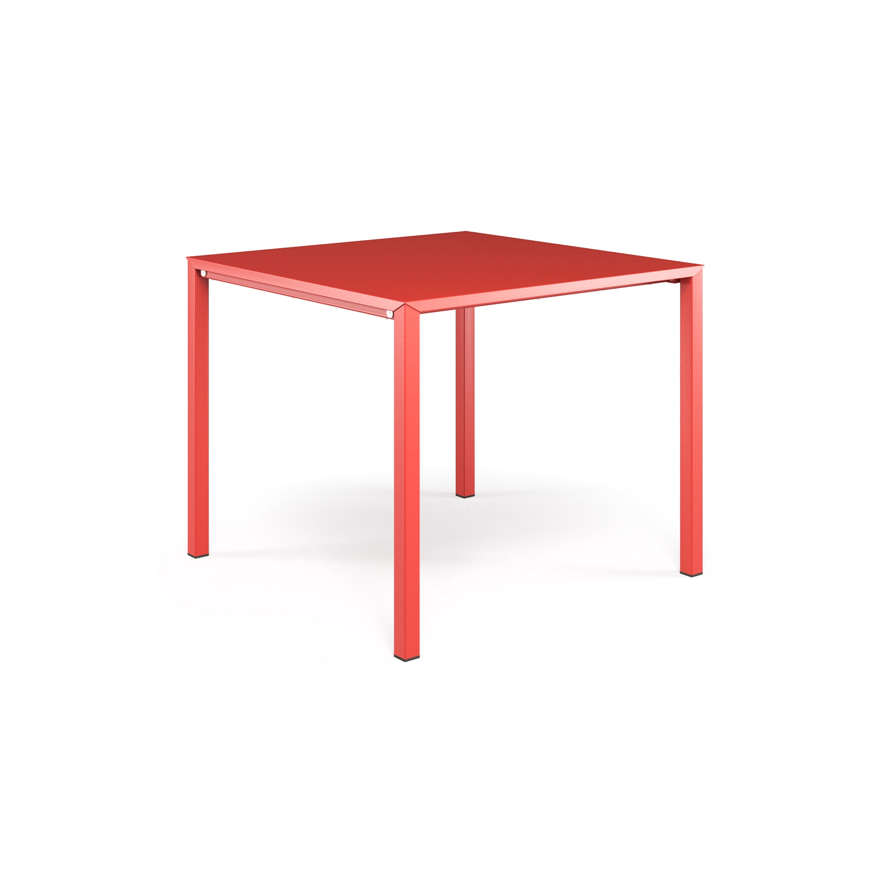 Vertoon produk Urban 4 seats stackable square table | 090 van vervaardiger EMU Group