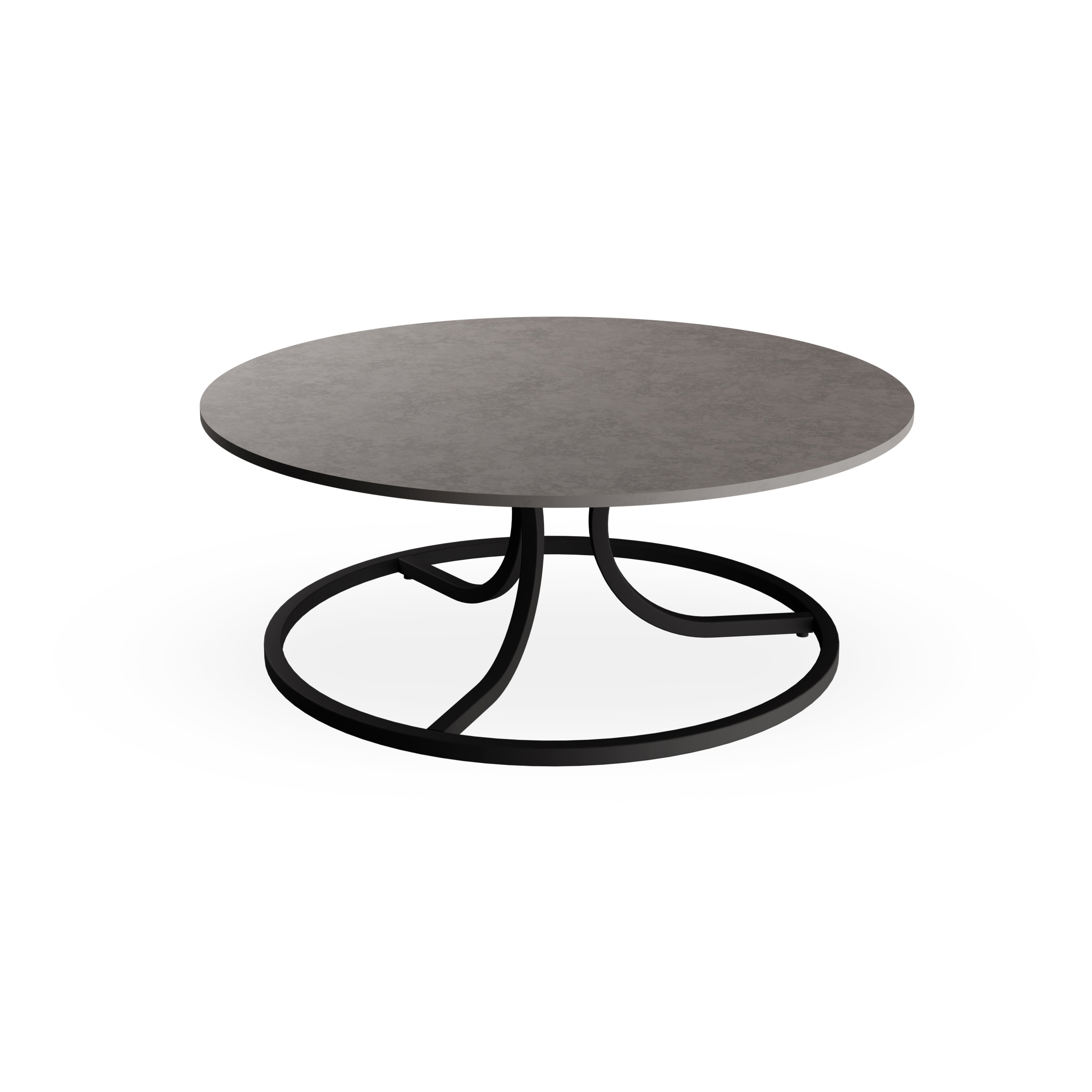 Collier Round Coffe Table whit porcelain stoneware | 1356+1341
