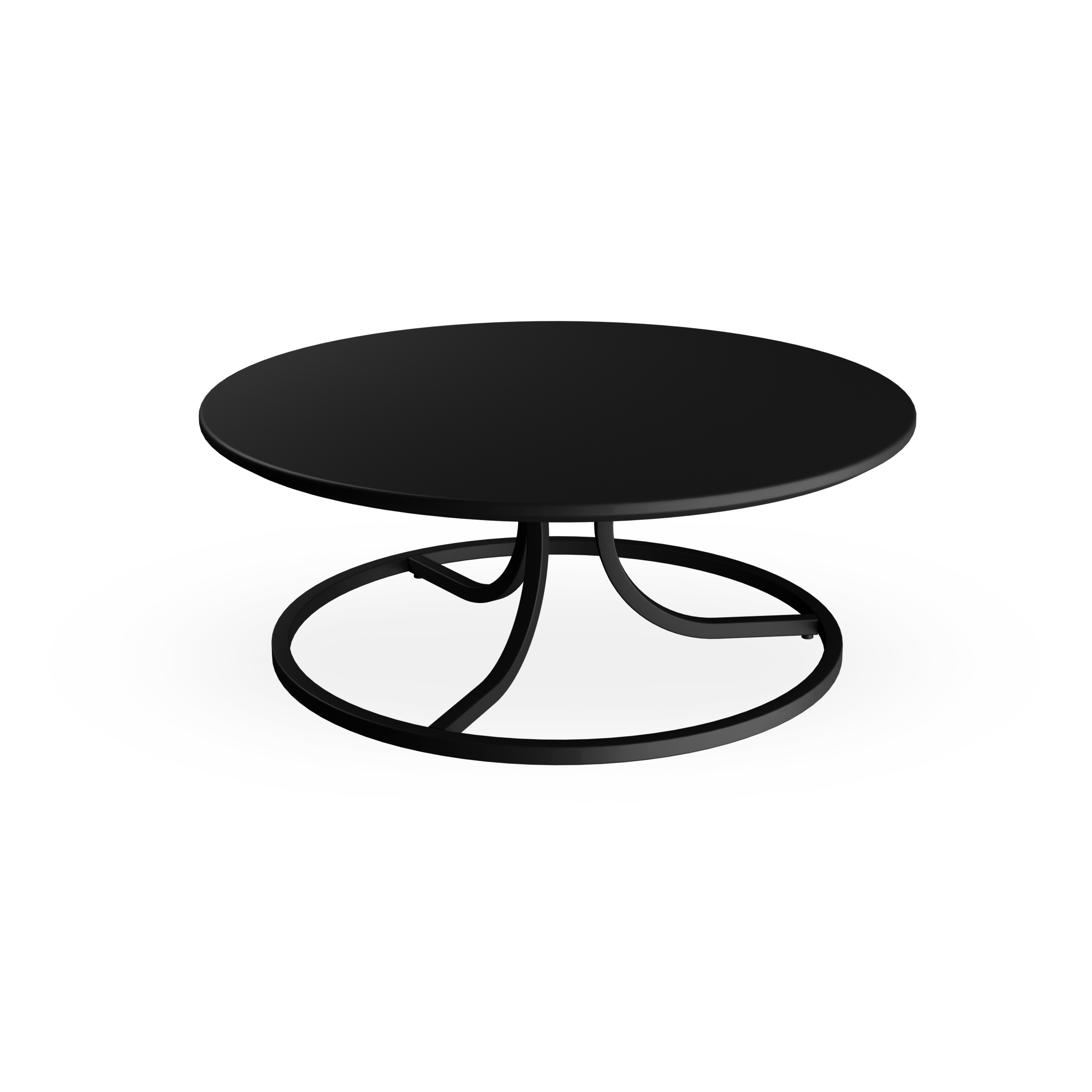 Collier Round Coffe Table with steel sheet | 1356+1340