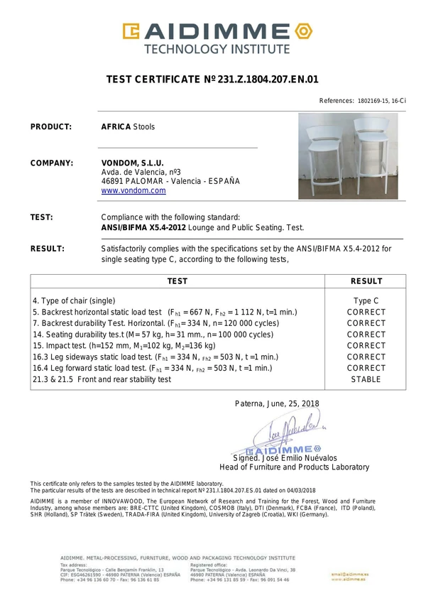 Preview image for the file www.vondom.com_imagenes_certificados_65029_BIFMA_AFRICA_BARSTOOL_231.Z.1804.207.EN.01