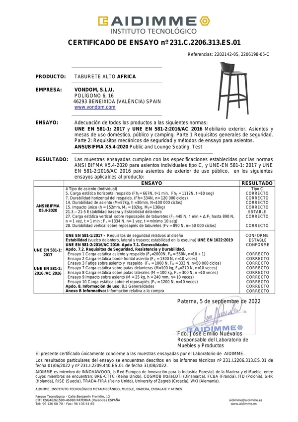 Preview image for the file www.vondom.com_imagenes_certificados_65029_UNE EN 581-1-2_TABURETE-AFRICA_ES