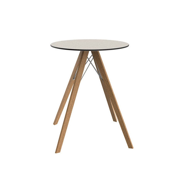 Display product Faz wood dining table from manufacturer Vondom
