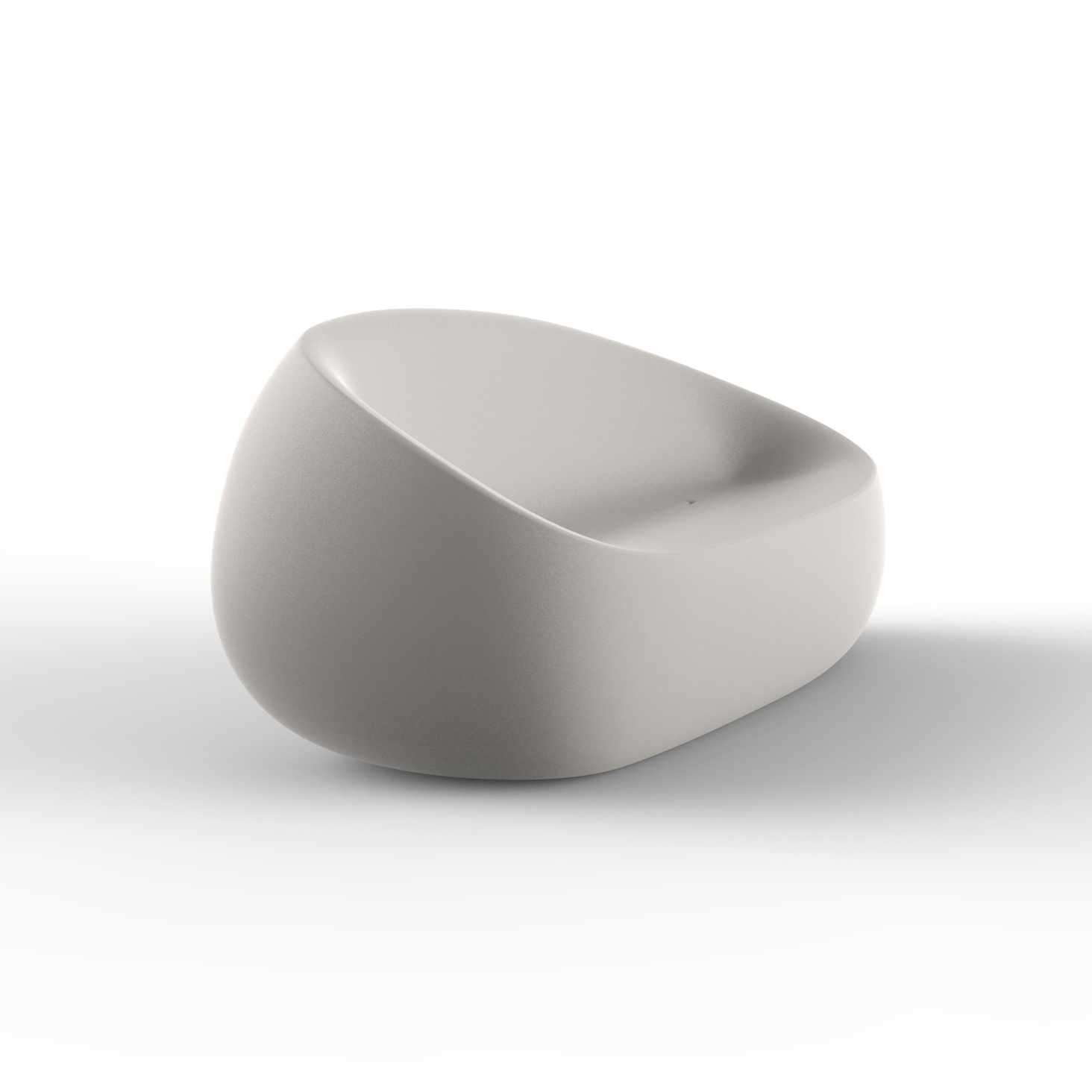 Display product Stone lounge chair from manufacturer Vondom