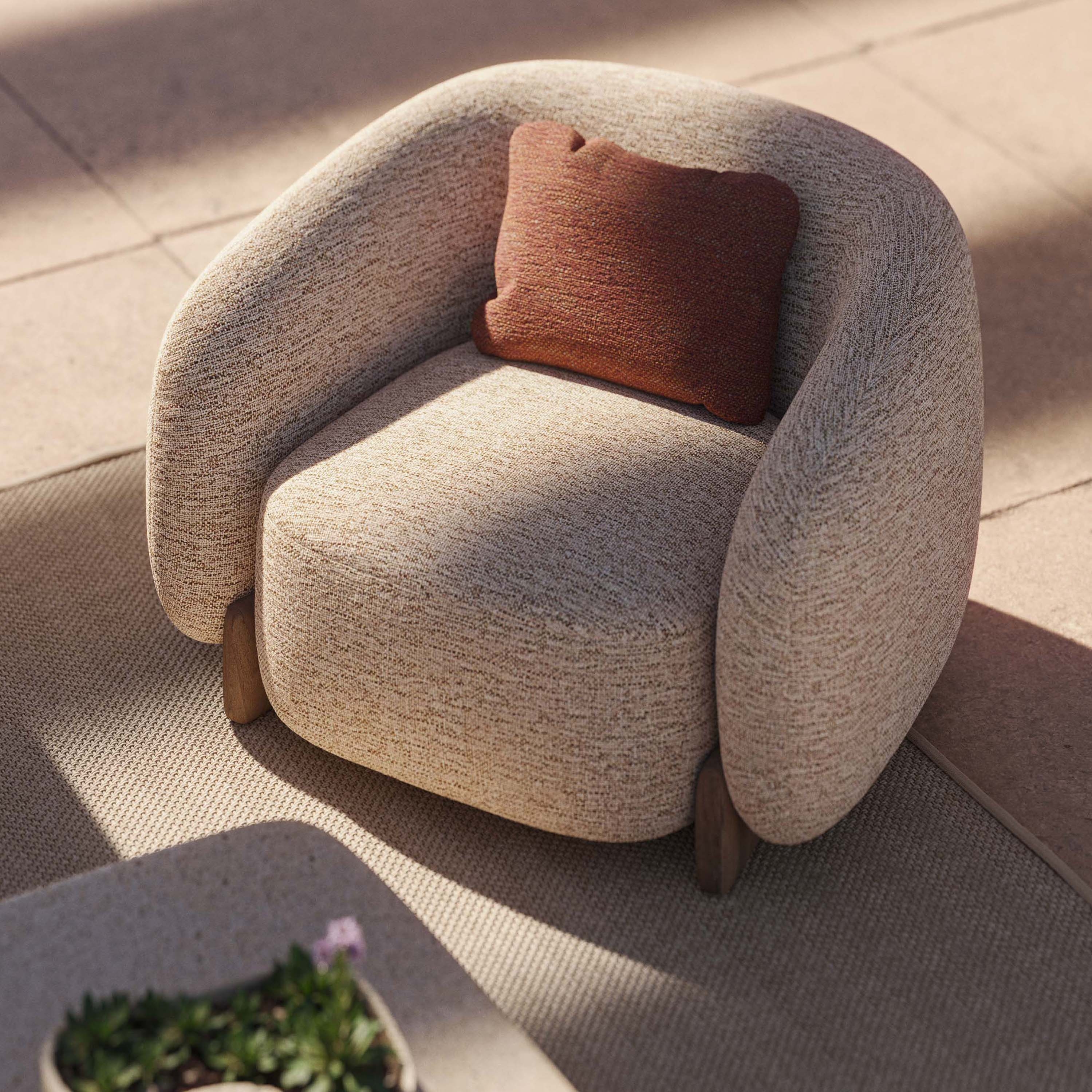 Milos upholstered lounge chair