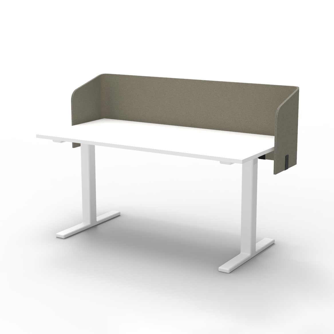 Display product BuzziTripl Wrap Desk from manufacturer BuzziSpace