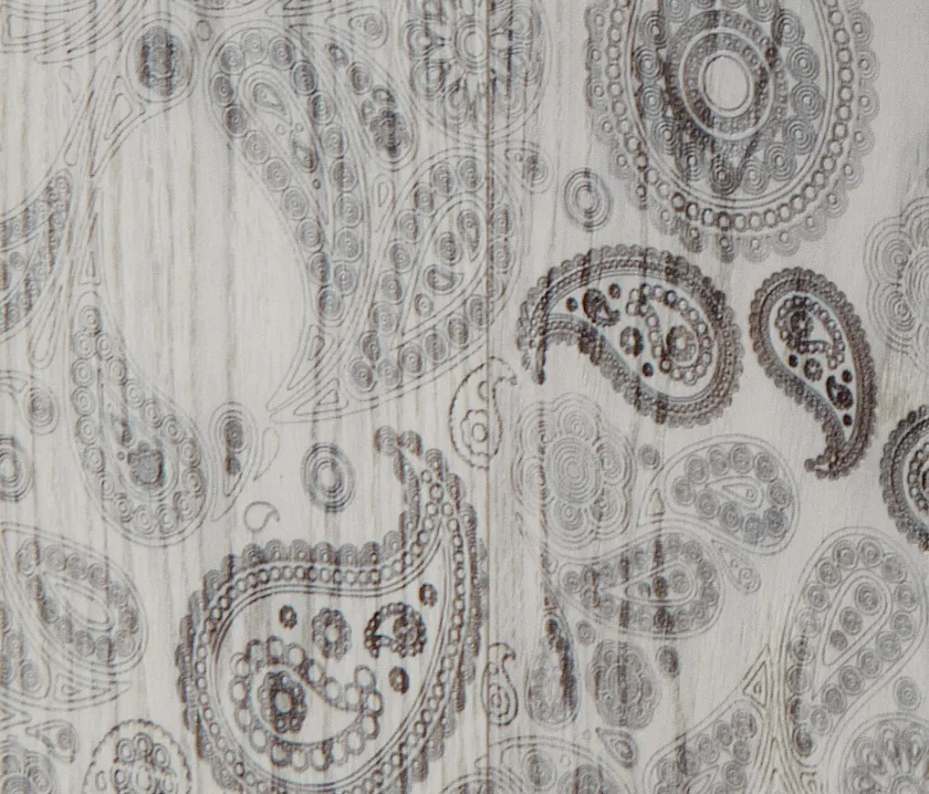 mafi - Carving Paisley I spazzolato | olio bianco