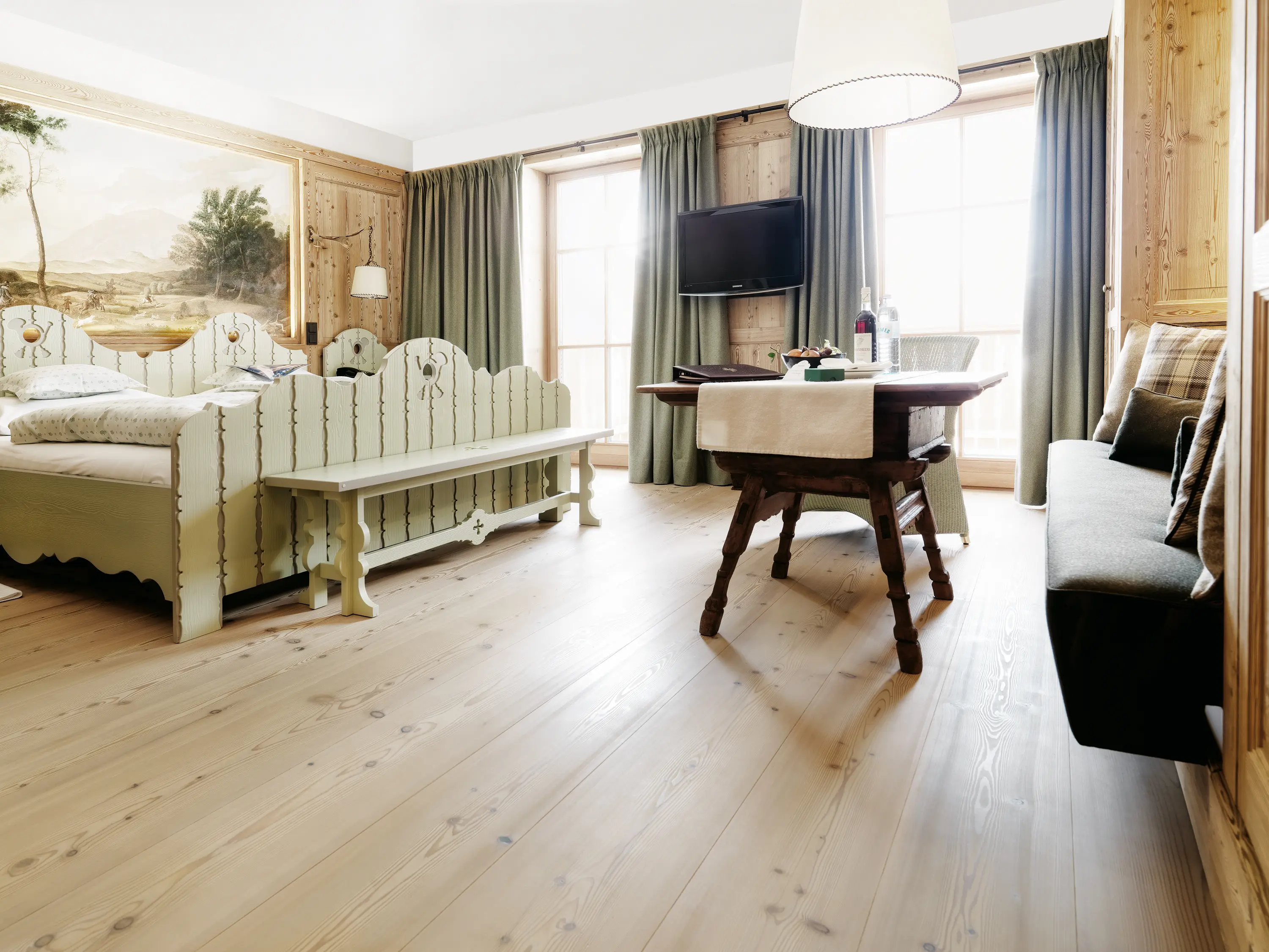 mafi - LARCH wide-plank brushed | white oil