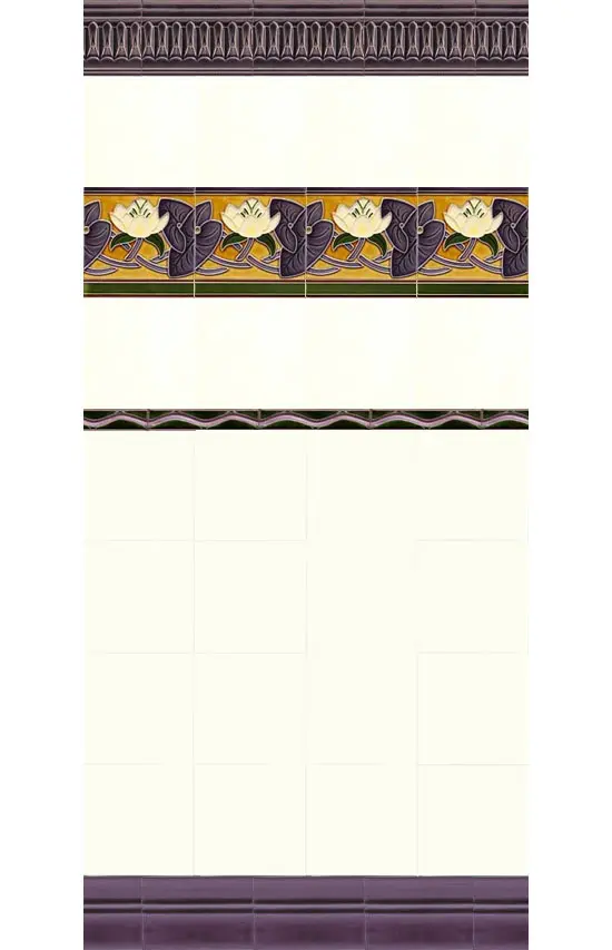 Golem GmbH - Art Nouveau border B8