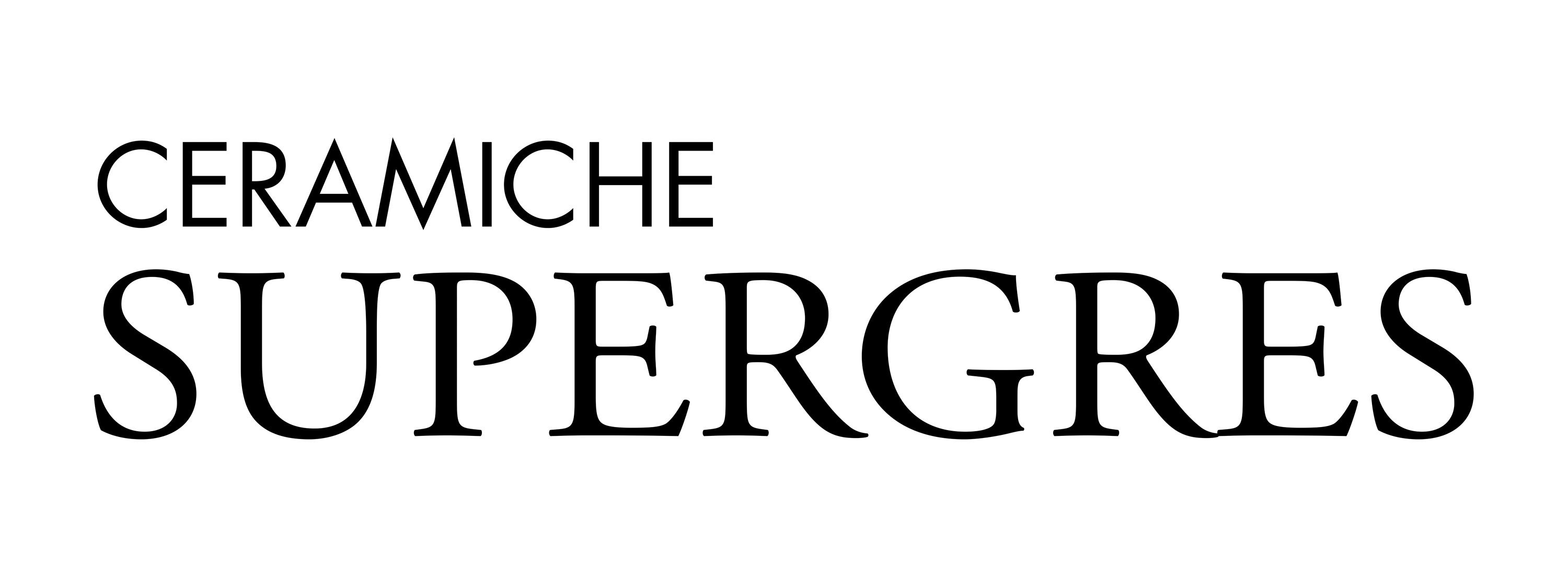 Logo for manufacturer Ceramiche Supergres