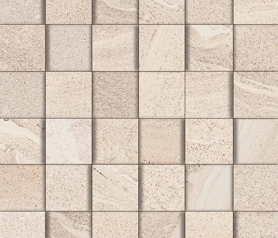 Ceramiche Supergres - Lake ivory mosaic 3D