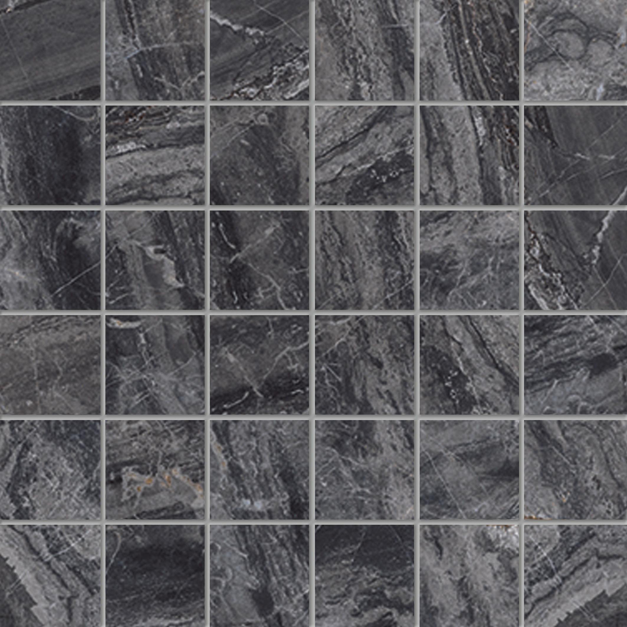 Purity of Marble Brecce Breccia Nera Mosaico