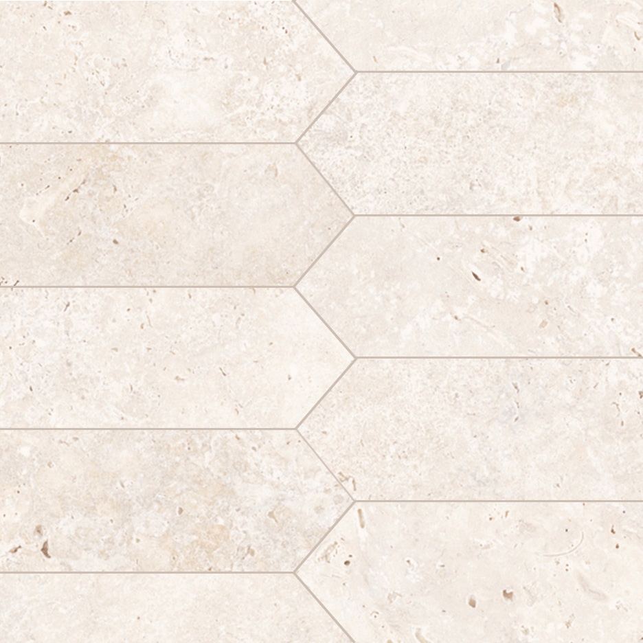 Astrum White Cross Cut Muretto Geometrico 30,5x53,8