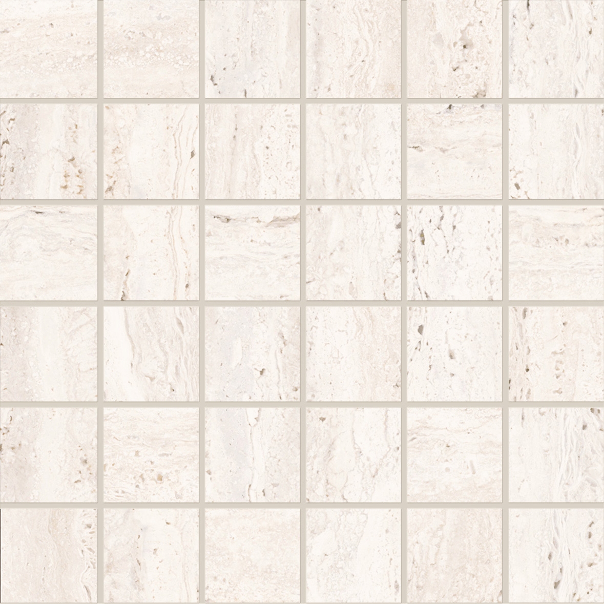 Astrum White Vein Cut Mosaico 30x30