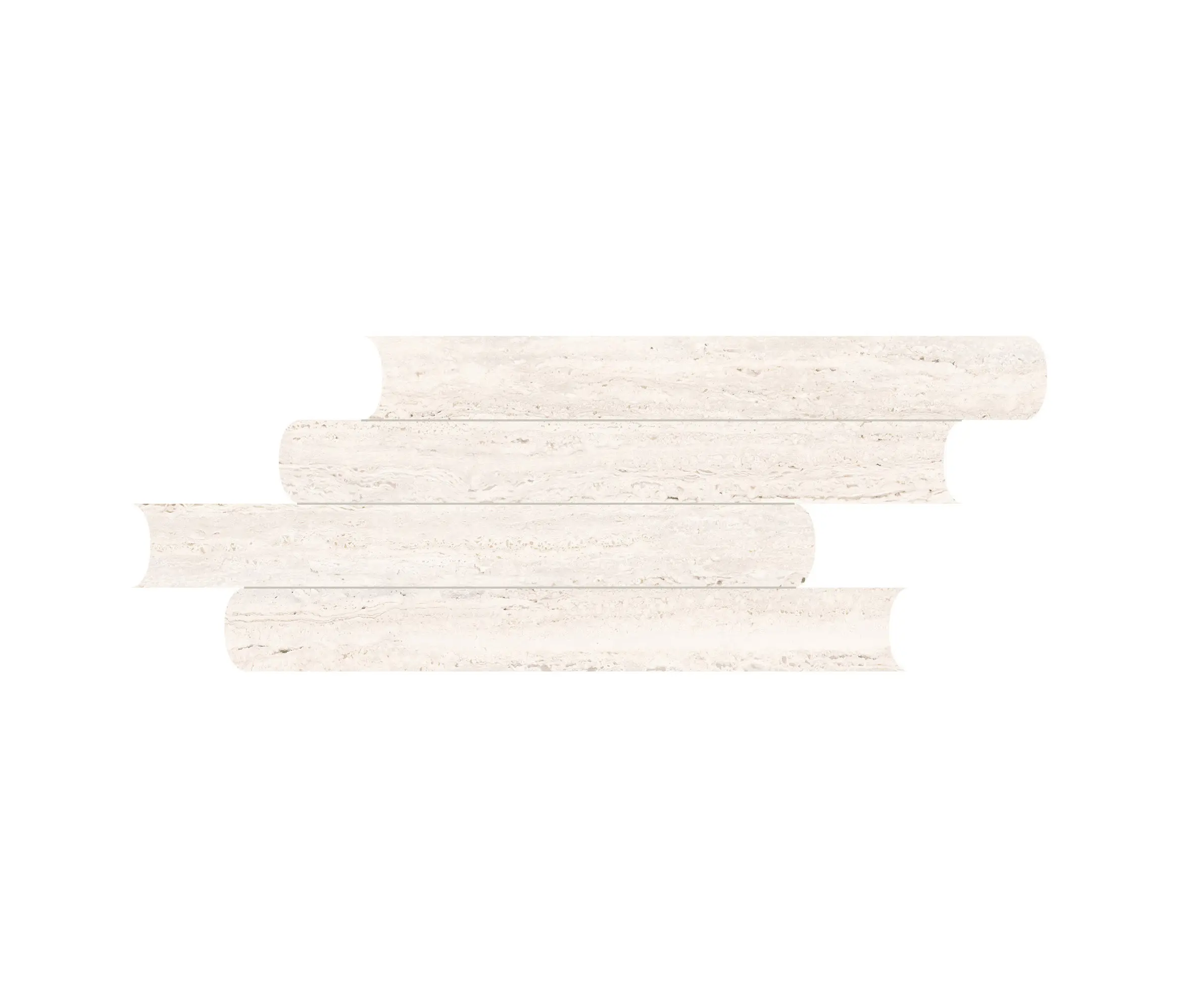 Ceramiche Supergres - Astrum White Vein Cut Muretto Archi 28x56