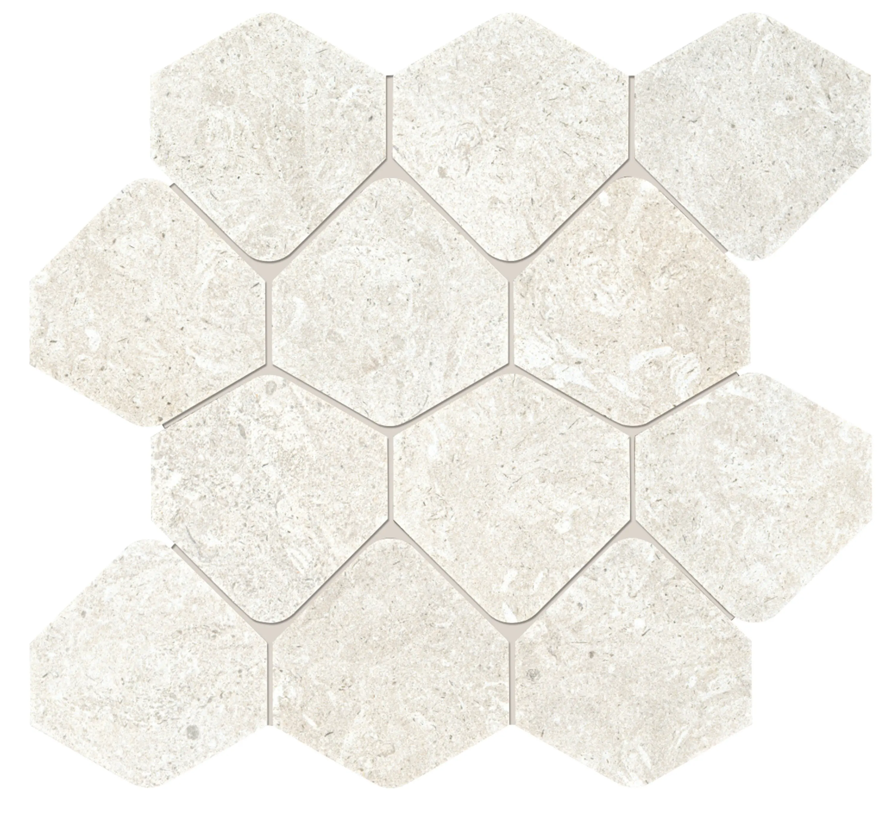 Ceramiche Supergres - Kalkarea White Mosaico Shape