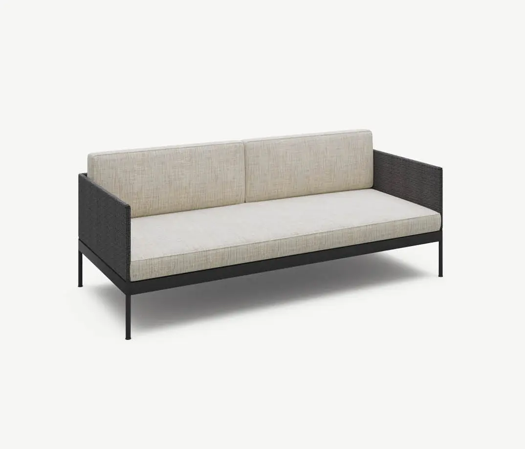 Roda - BASKET Three-seater sofa