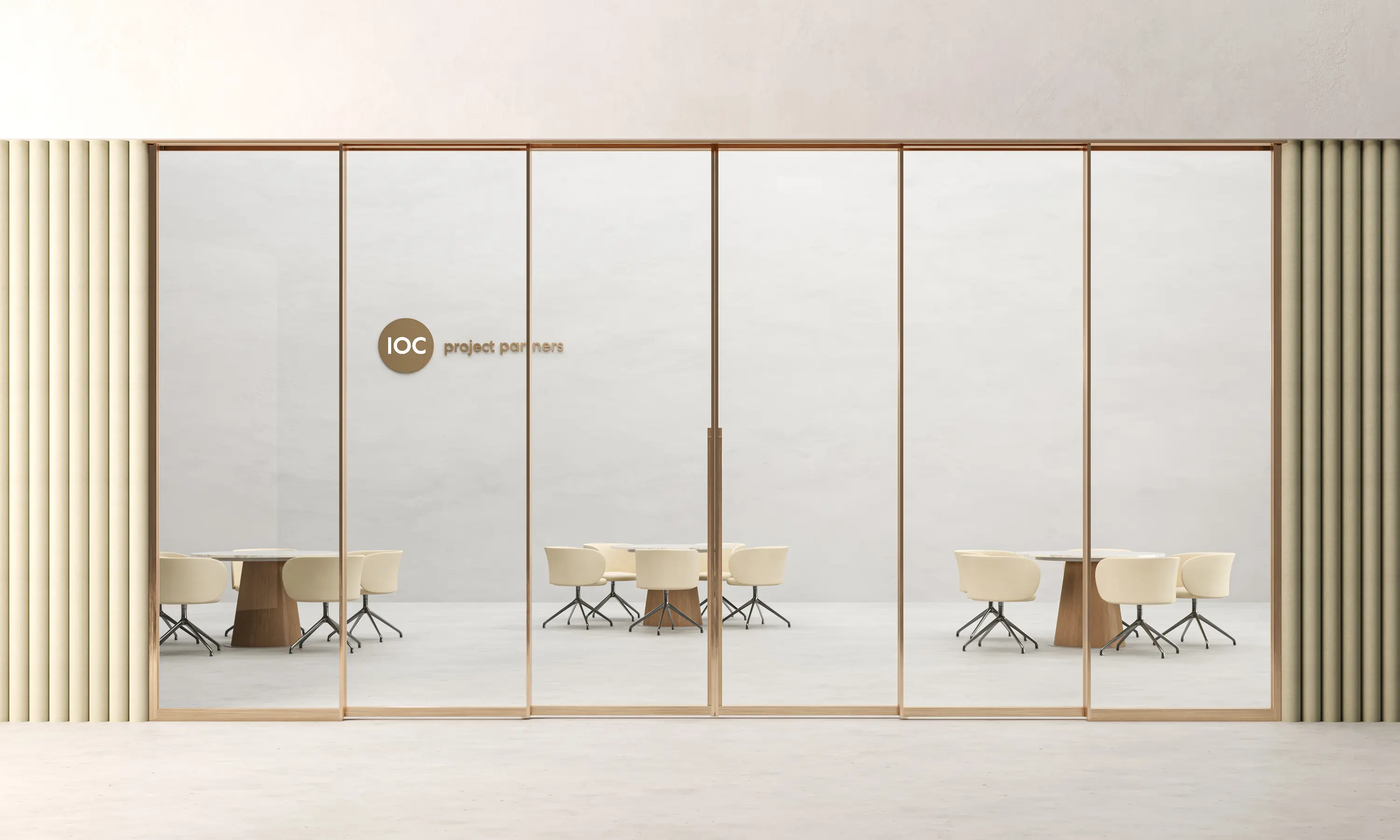 IOC project partners - Privé - Synchronized glazed partition