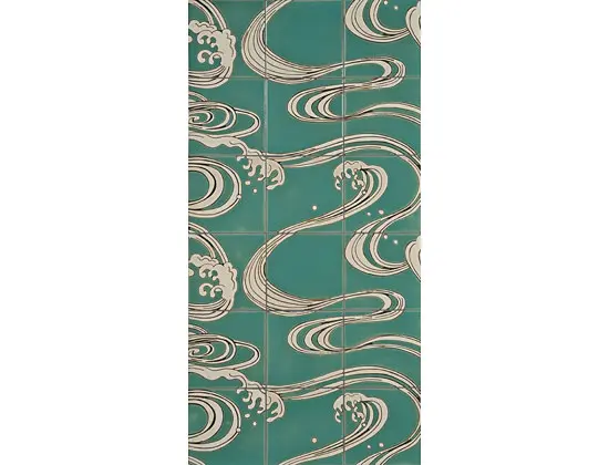 Ann Sacks - Asian wave mural