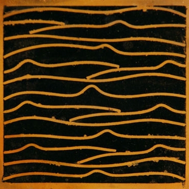 Pleats gold black 5x5