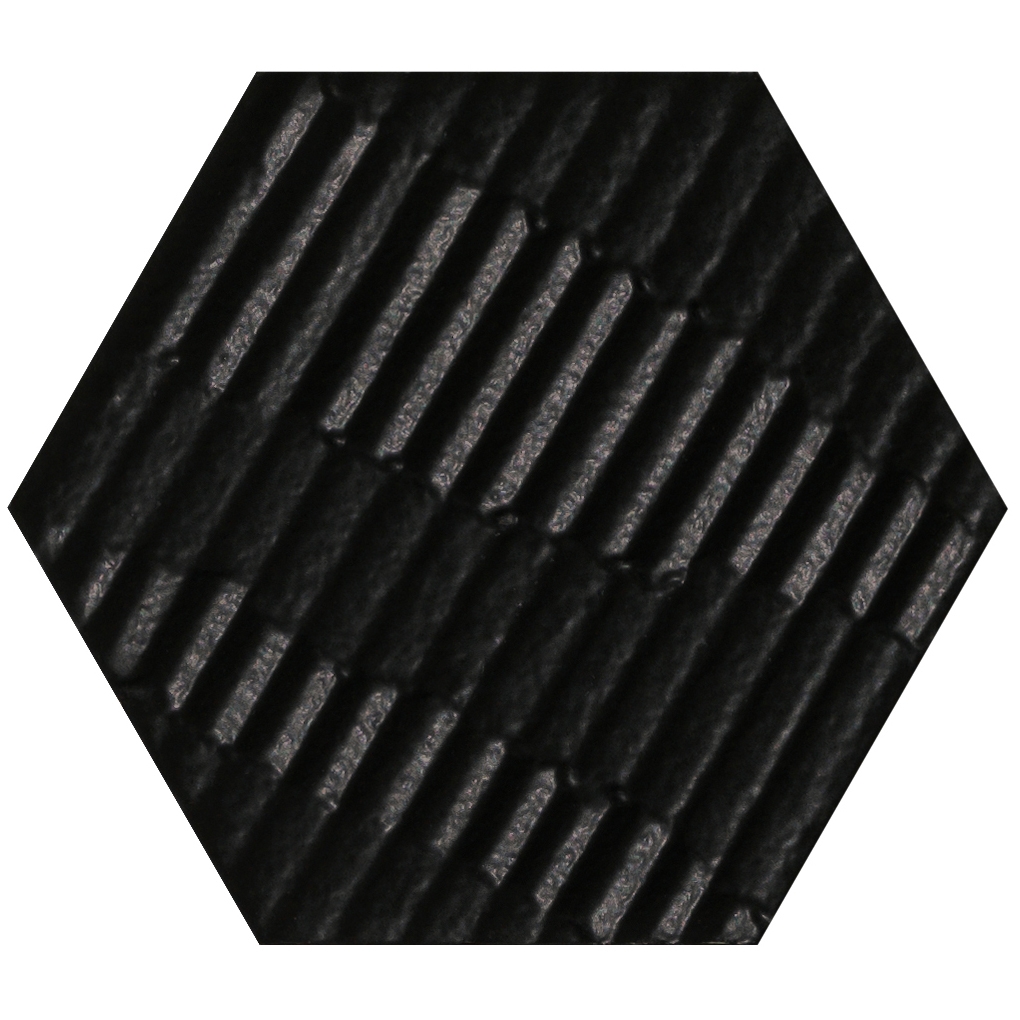 Display product Matiere Hexa-Style Carton Black from manufacturer Settecento