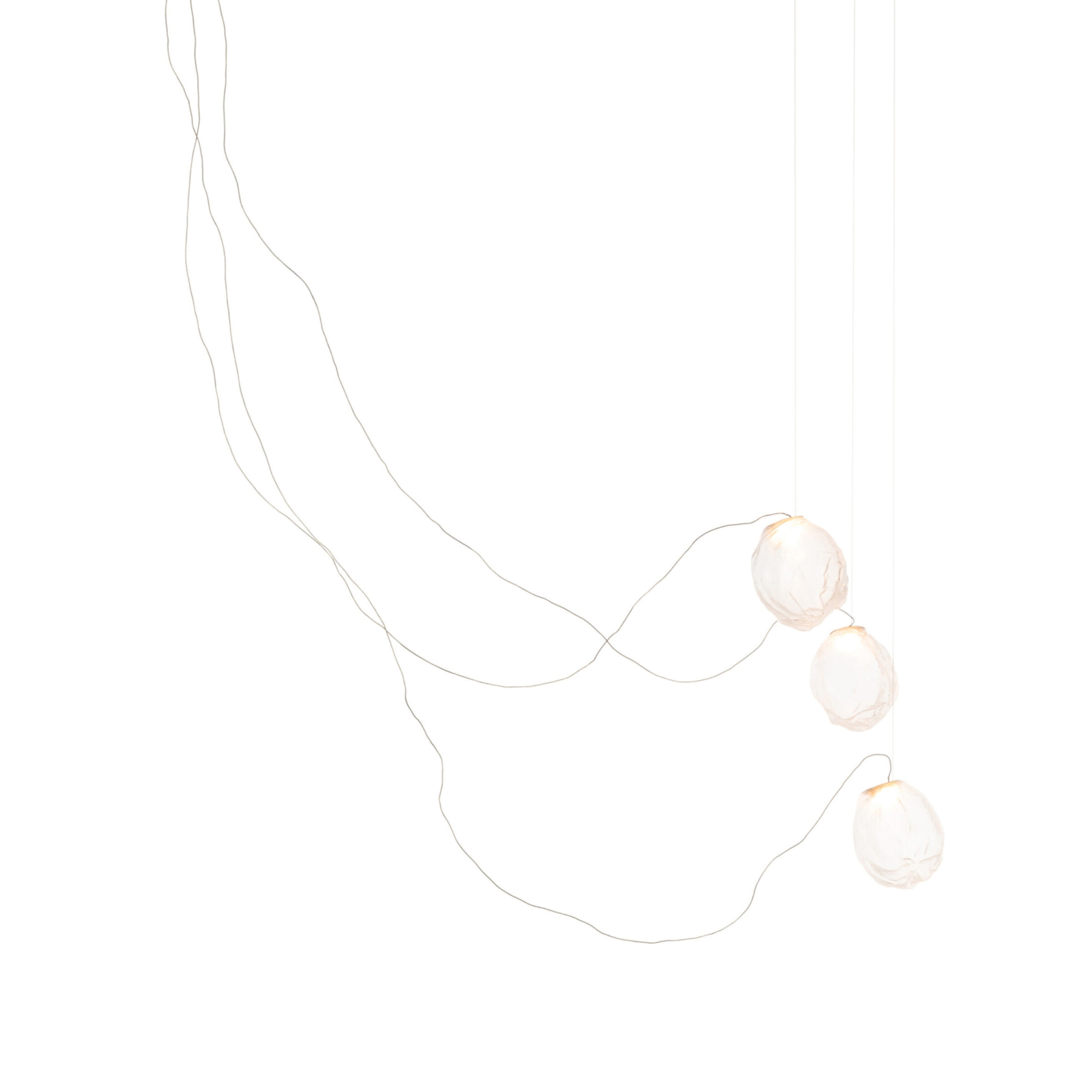 Mostrar el producto Series 73.3V sculptural cable - clear del fabricante Bocci