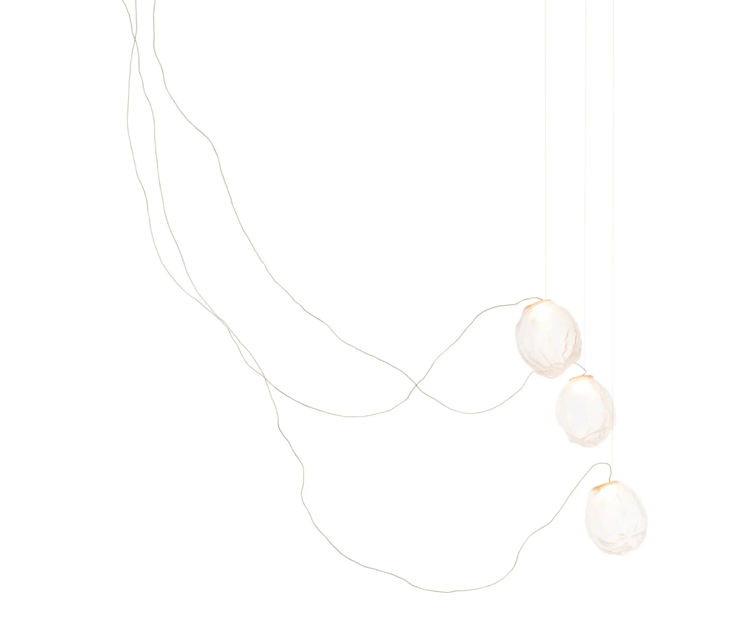 Bocci - Series 73.3V sculptural cable - clear