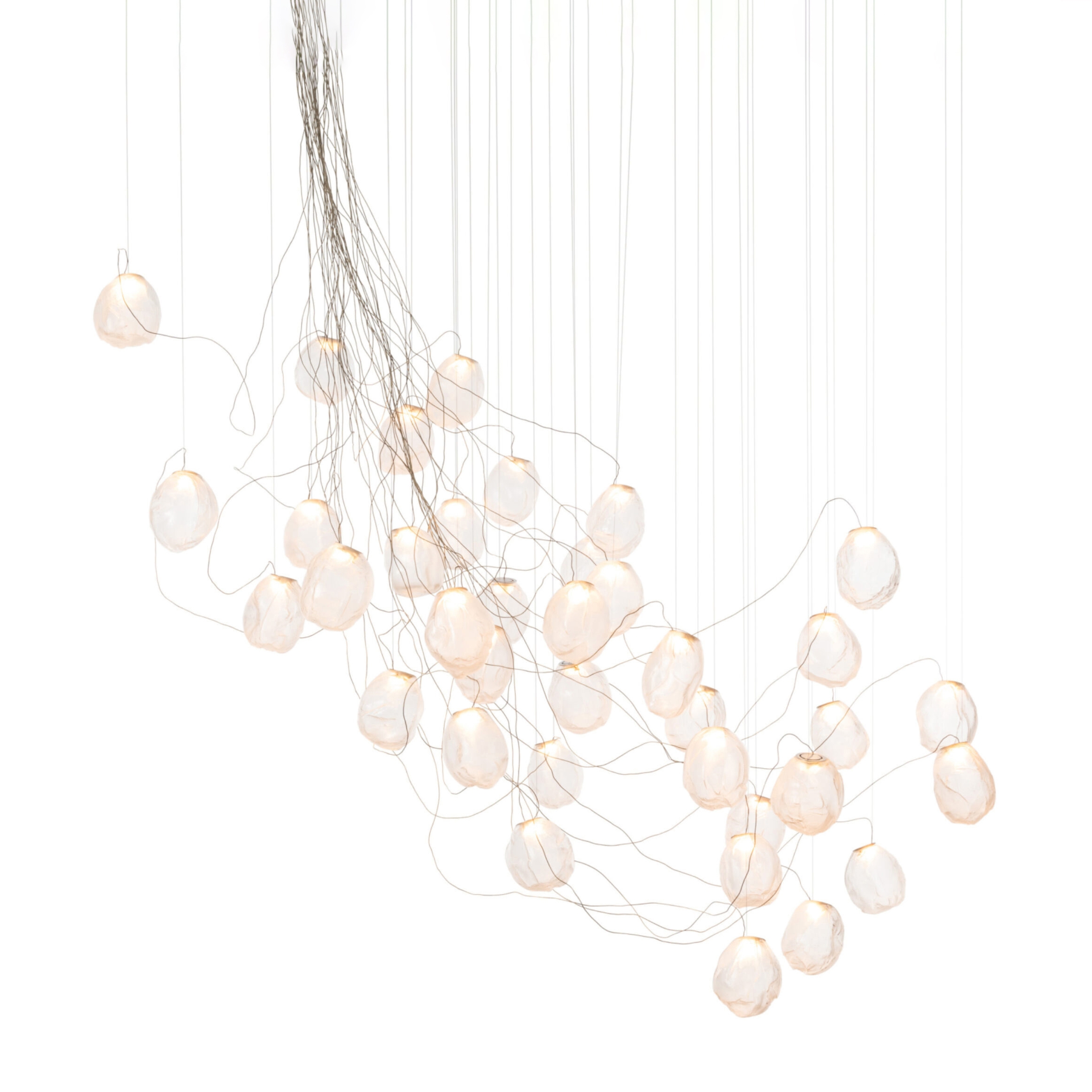 Afficher le produit Series 73.37V sculptural cable - clear du fabricant Bocci