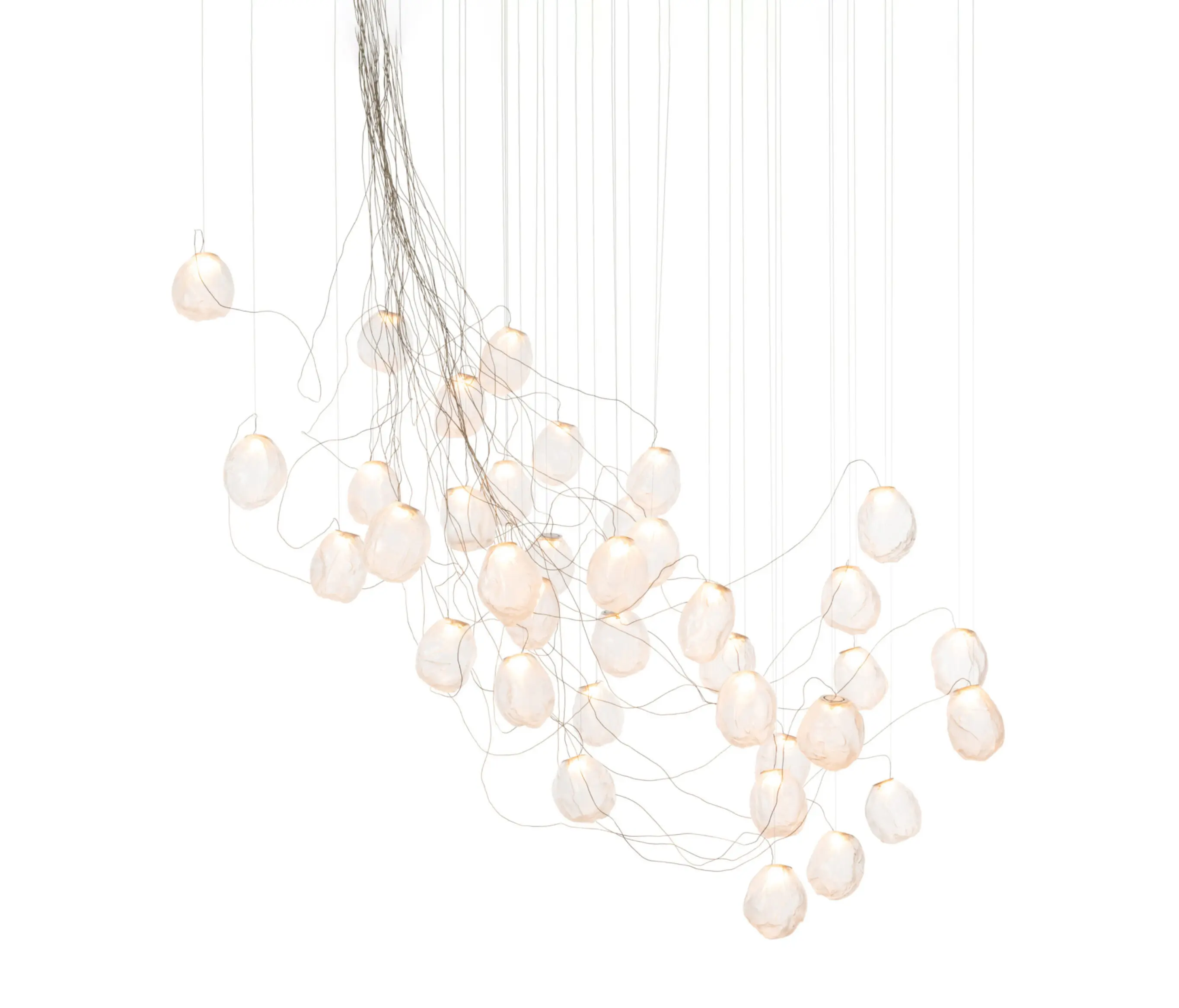Bocci - Series 73.37V sculptural cable - clear