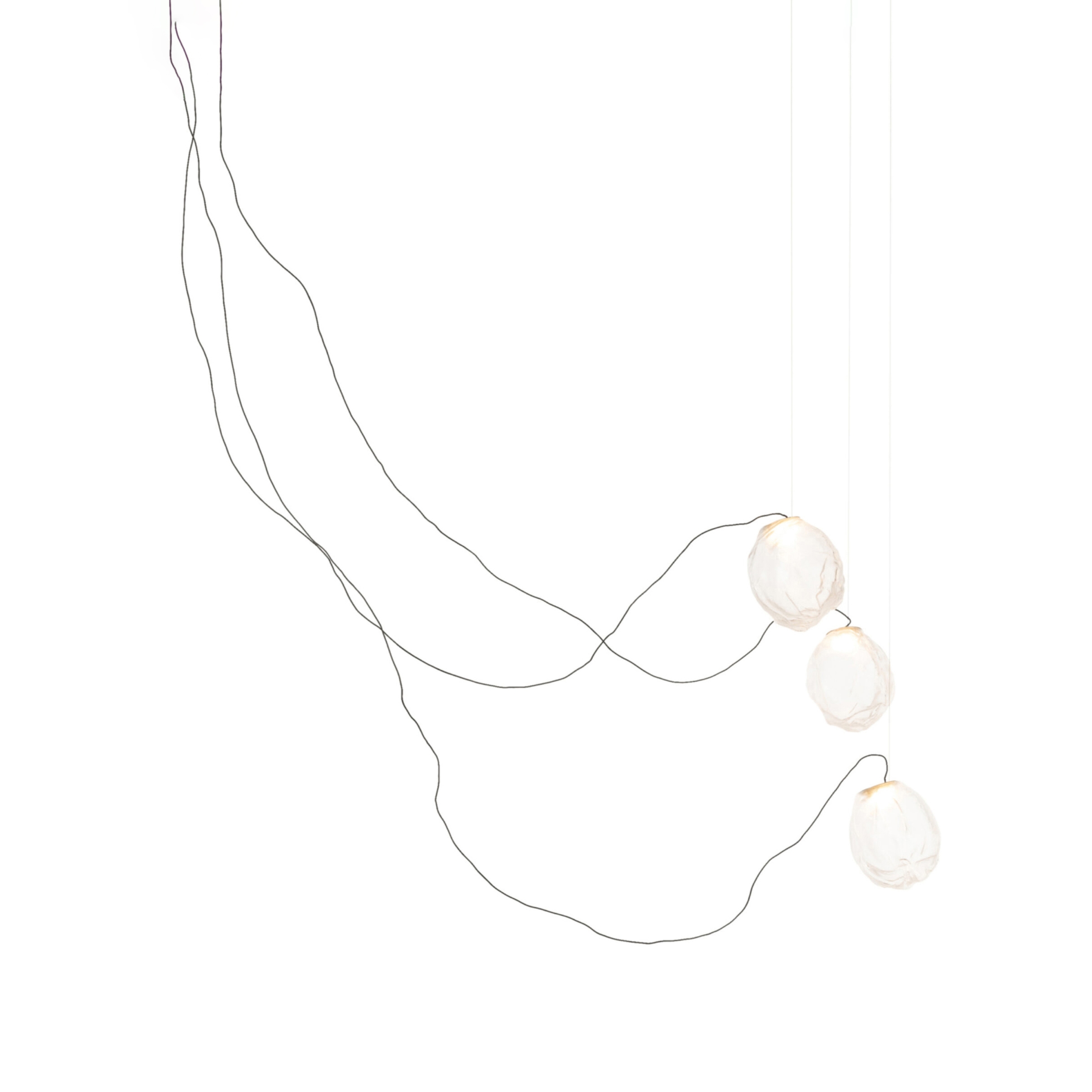Series 73.3V sculptural cable - clear