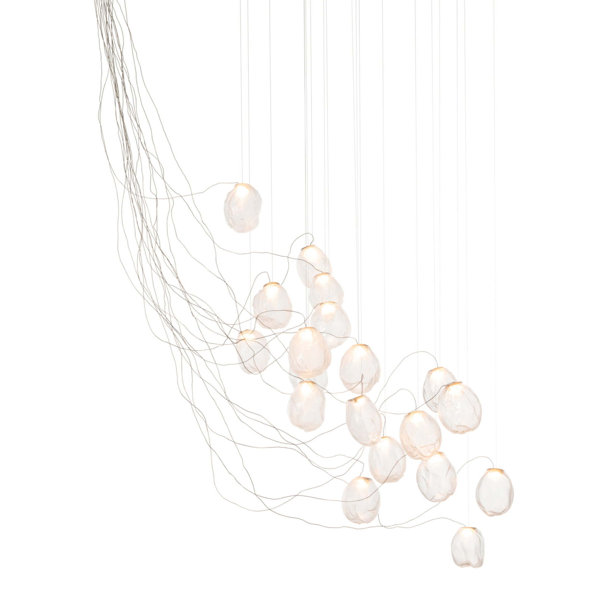 Mostra il prodotto Series 73.19V sculptural cable - clear del produttore Bocci