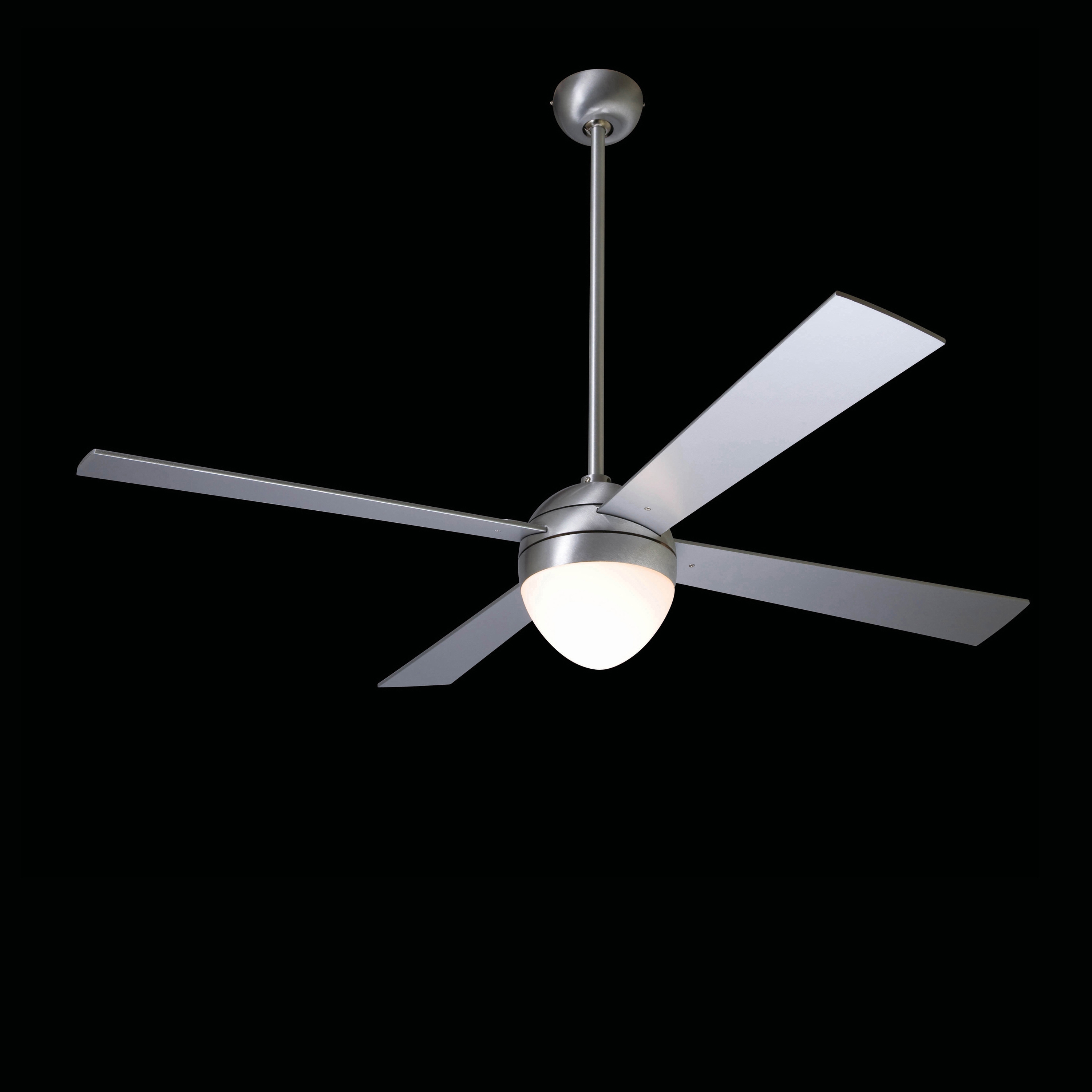 Display product Ball brushed aluminum with 650 light from manufacturer The Modern Fan