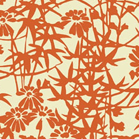 Mostra il prodotto Bamboo Blossoms Orange del produttore Emma Gardner Design