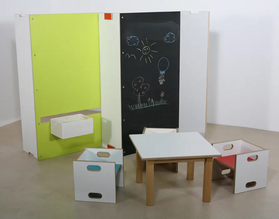 De Breuyn - Partition wall with blackboard DBF-762