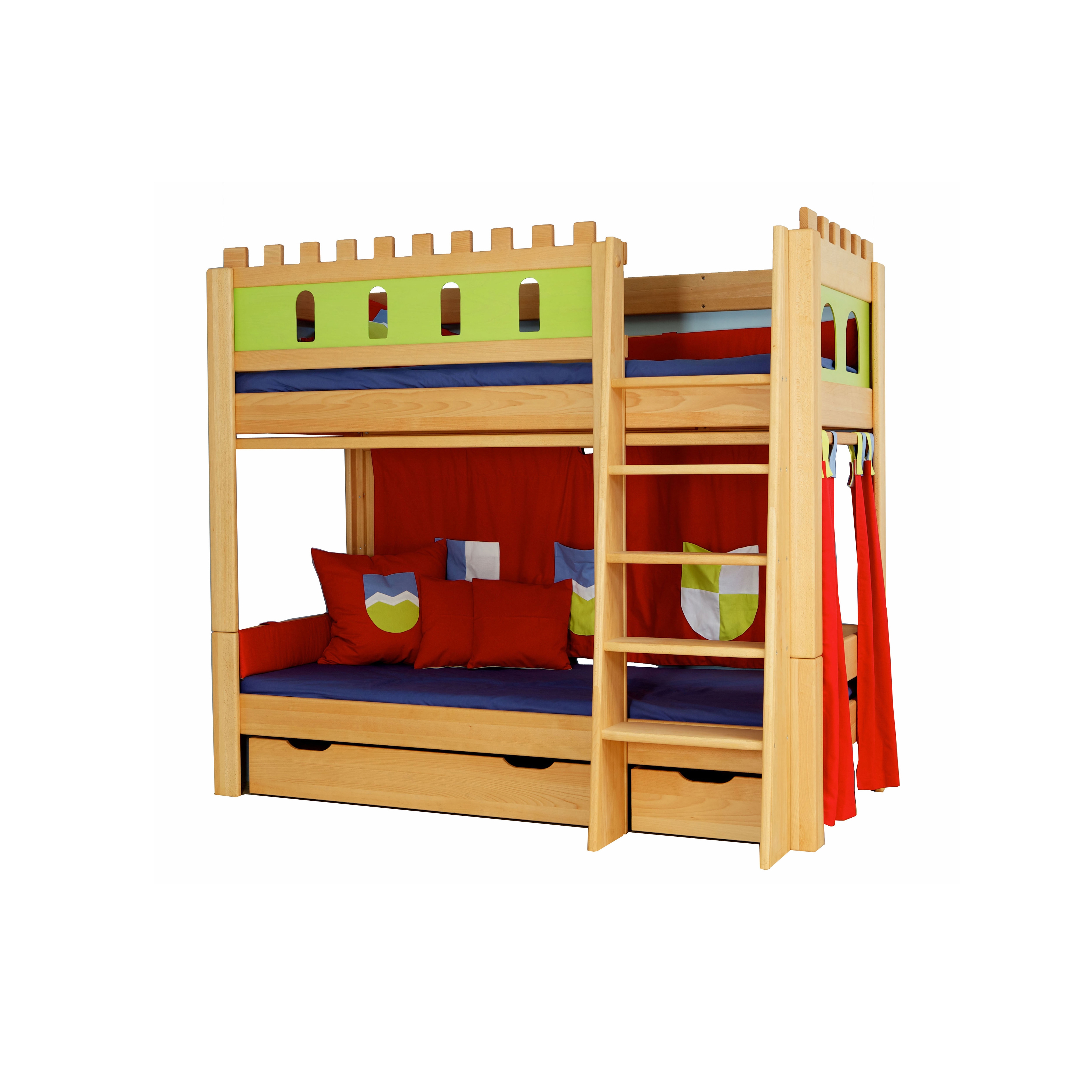 Produkt Burg Etagenbett DBA-208.9 des Herstellers De Breuyn anzeigen