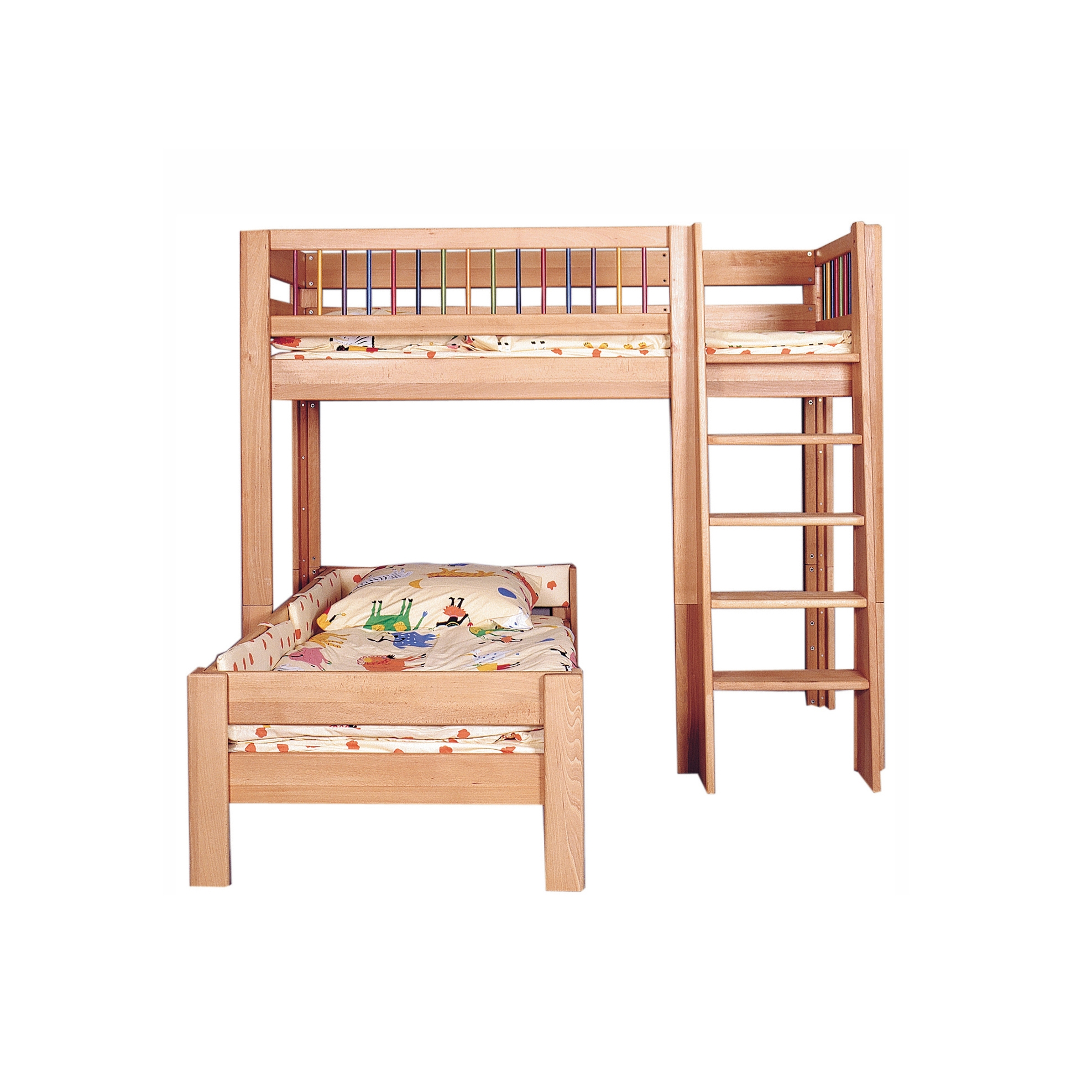 Produkt Kubu Über-Eck Etagenbett DBA-207.10 des Herstellers De Breuyn anzeigen