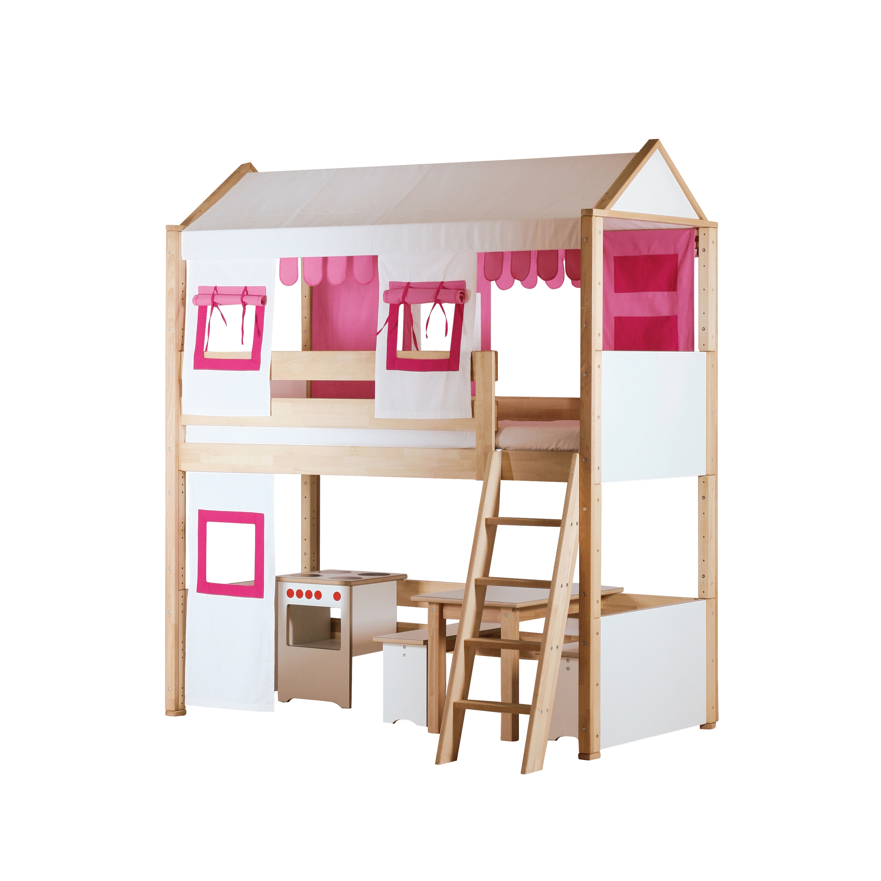 Vertoon produk City high play bed van vervaardiger De Breuyn
