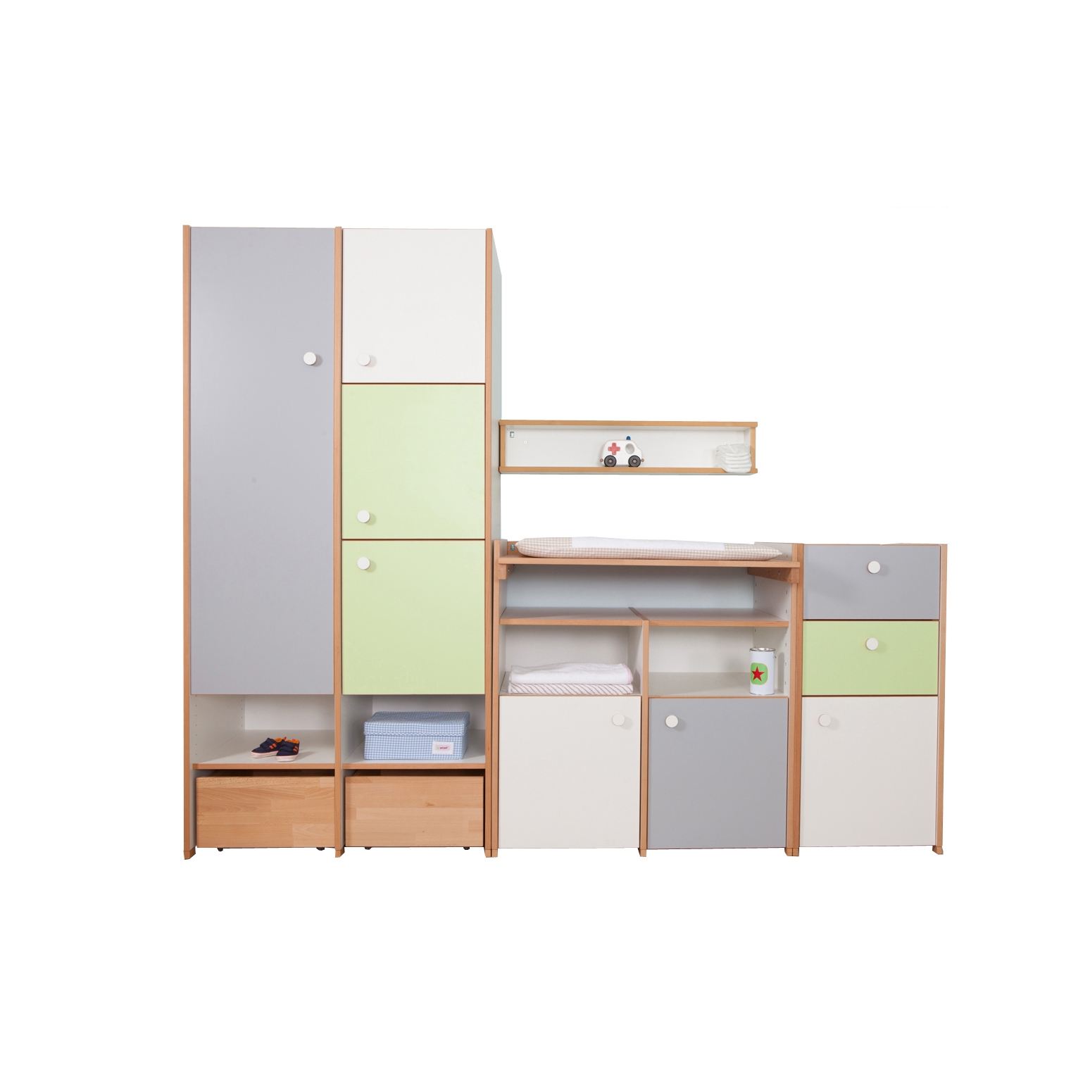 Mostra il prodotto Delite – Changing Table with Wardrobe del produttore De Breuyn
