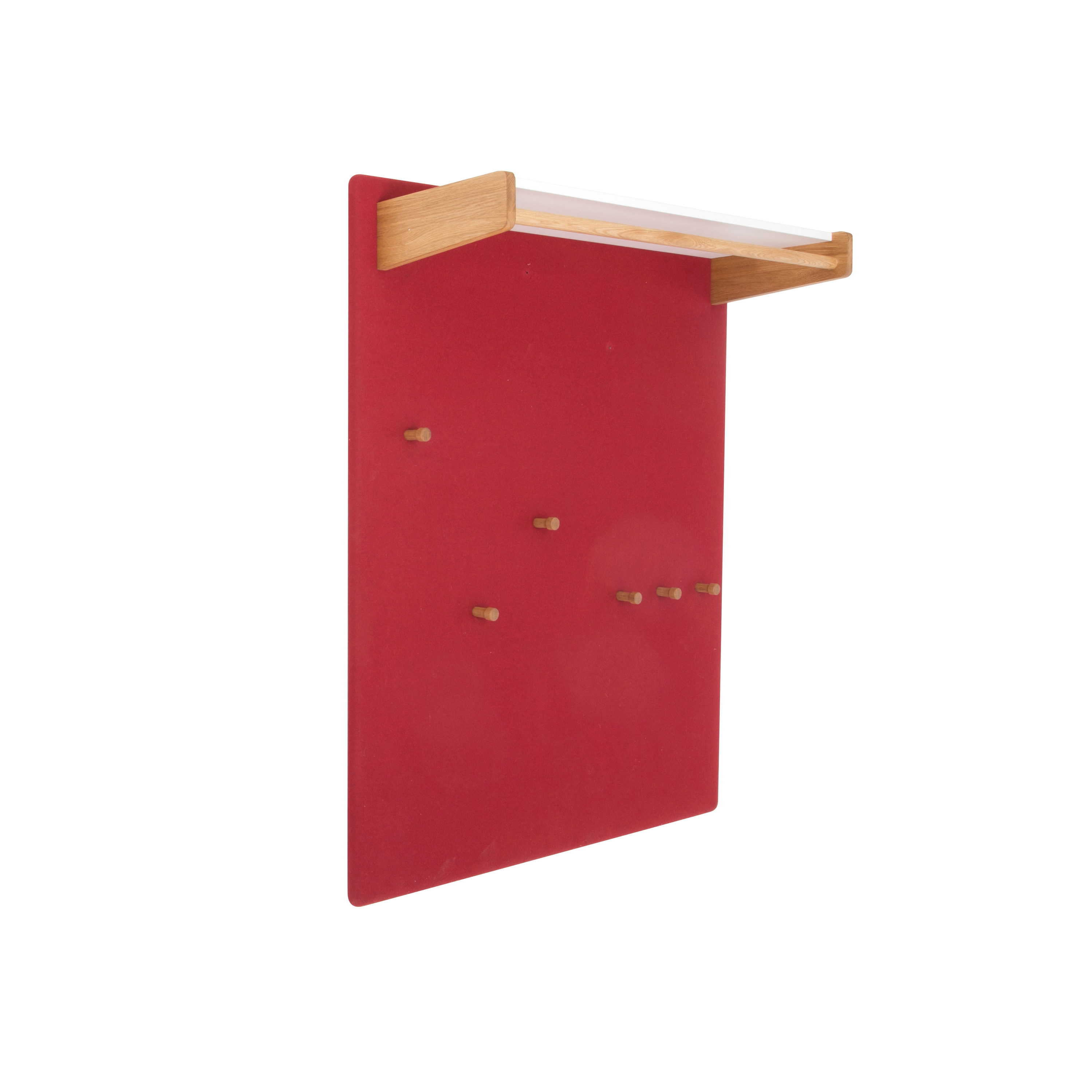 Vertoon produk Coat rack panel with a shelve for hats, wide  DBV-291 van vervaardiger De Breuyn