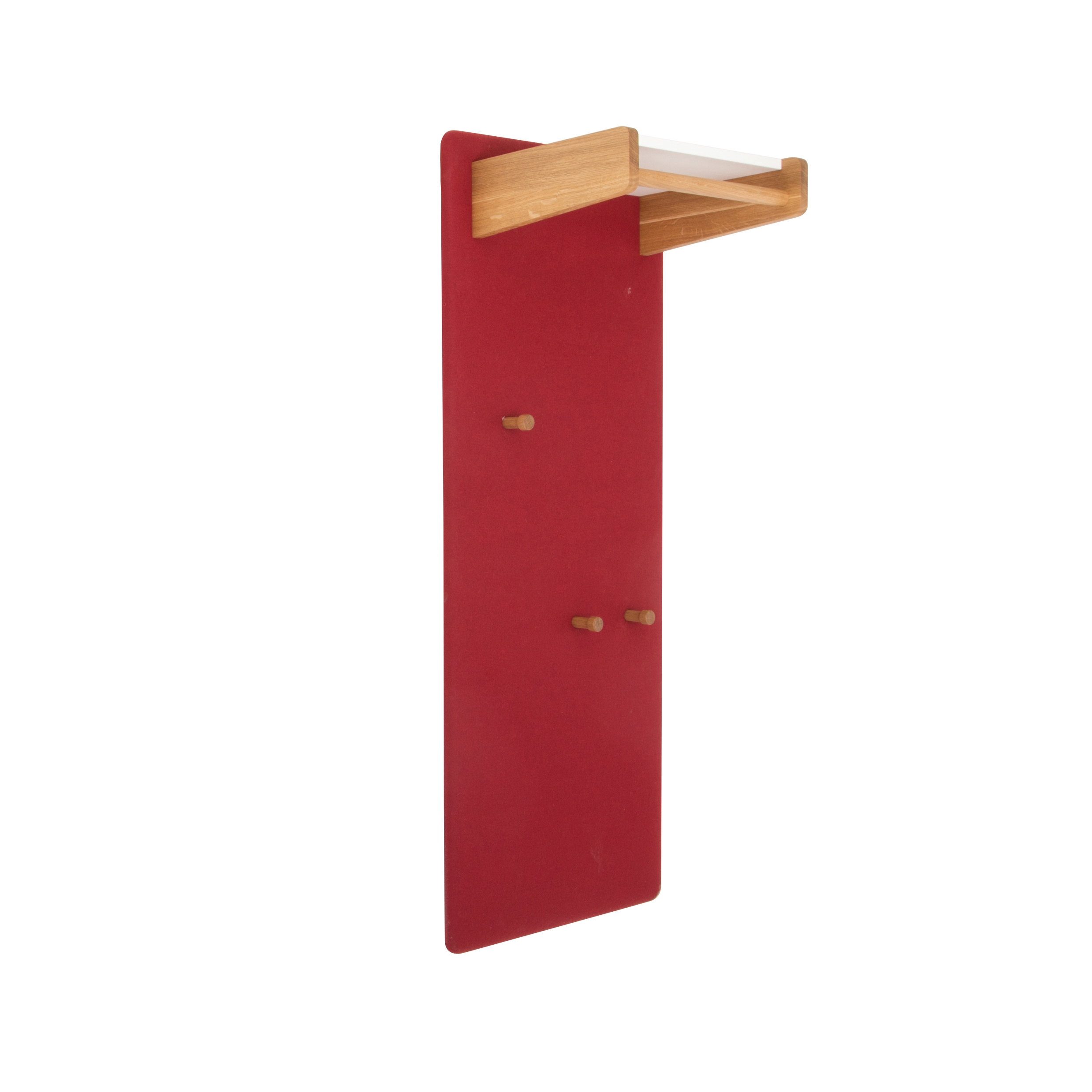 Vertoon produk Coat rack panel with a shelve for hats, narrow DBV-293 van vervaardiger De Breuyn