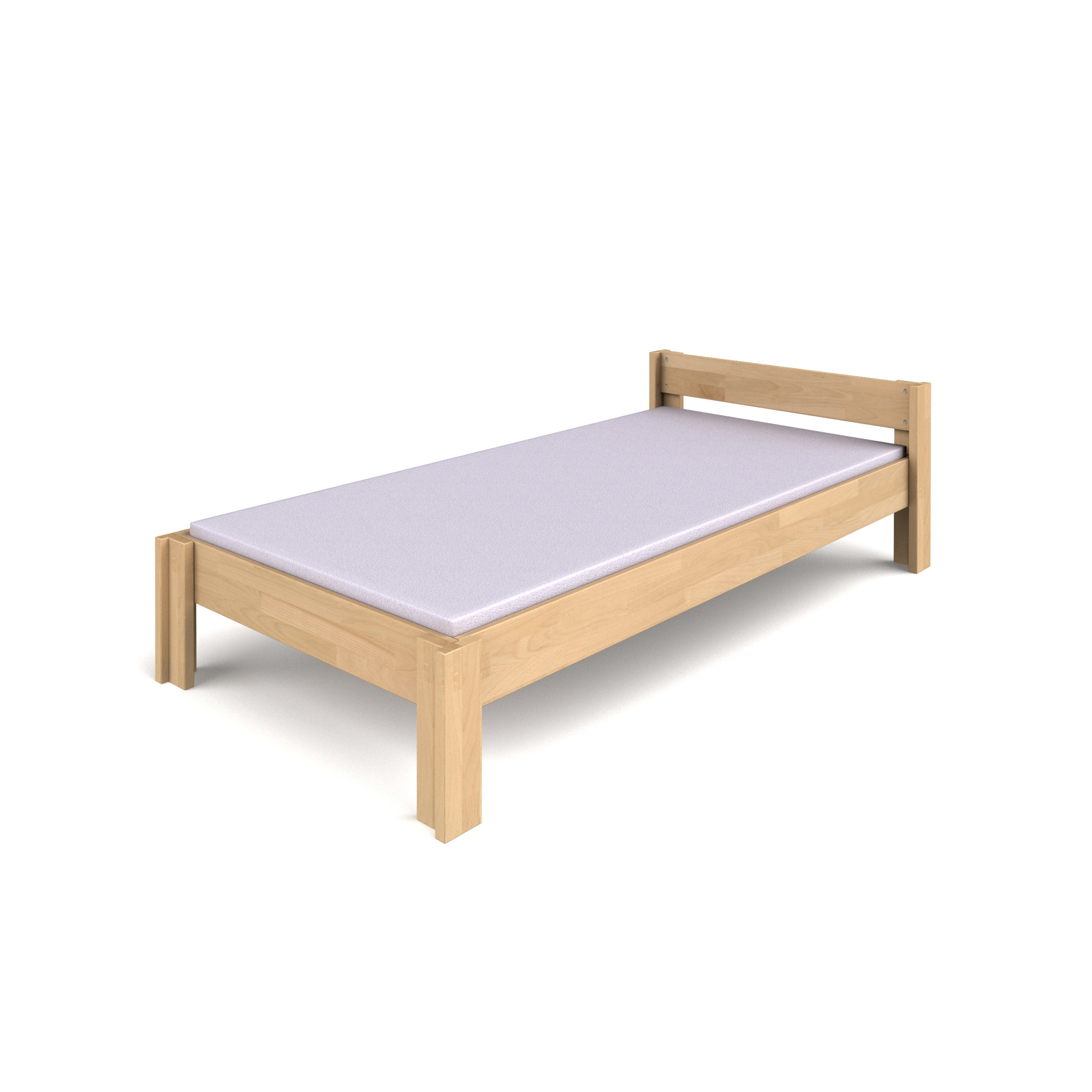 Display product Basic bed with headboard DBB-130.1   from manufacturer De Breuyn