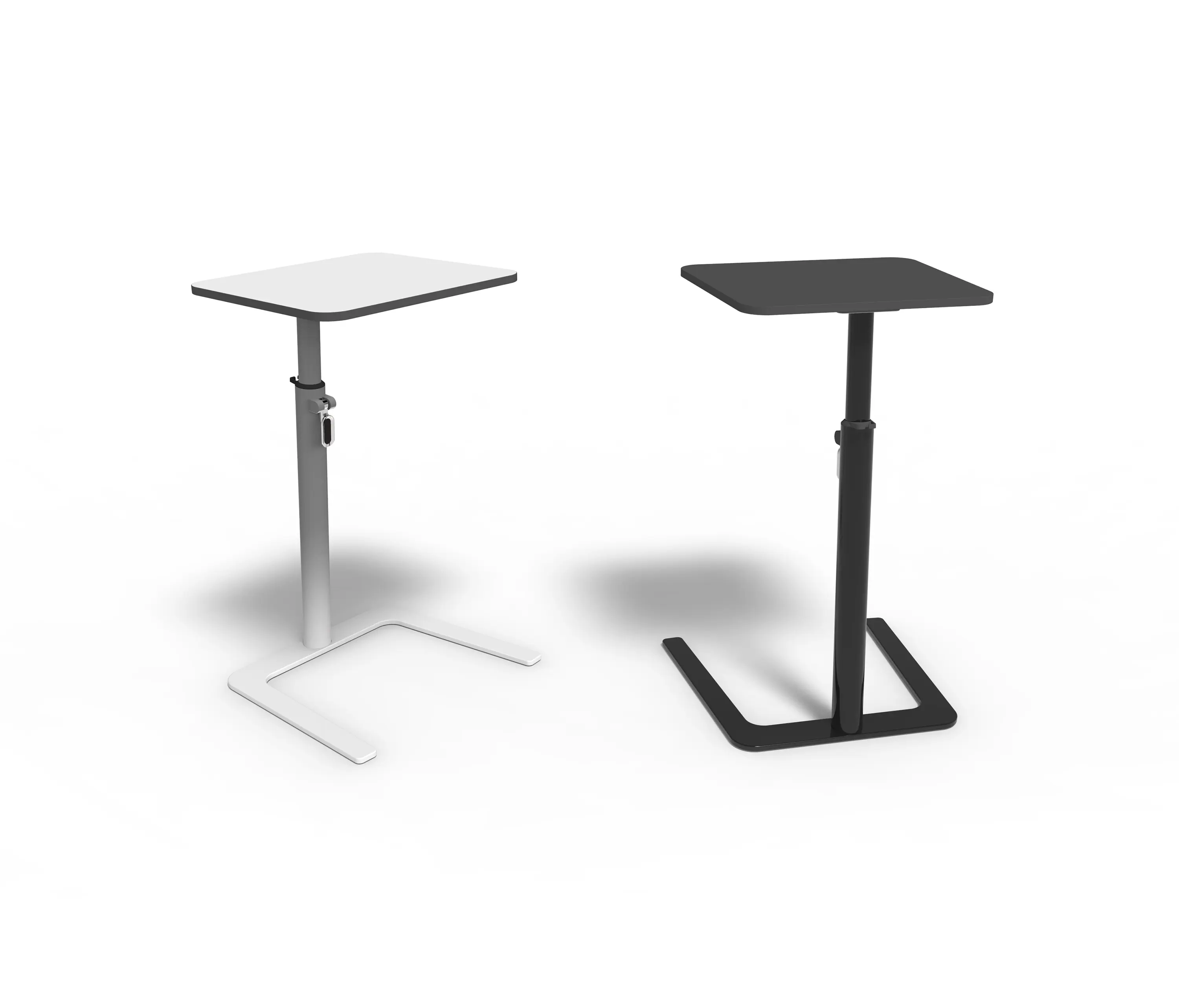 Boss Design - Flamingo Static table, Chrome frame with rectangular top